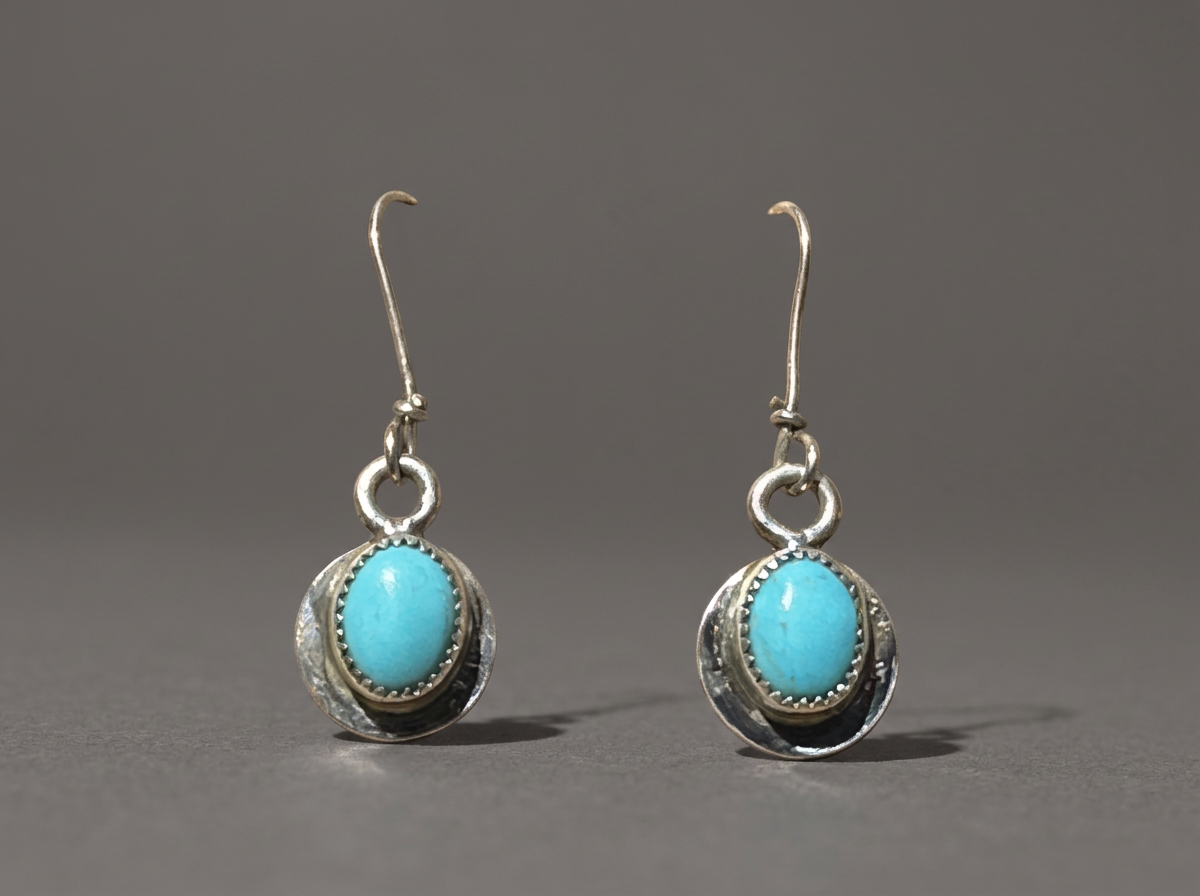 The Resilient Spirit // Sterling Turquoise Dangle Earrings