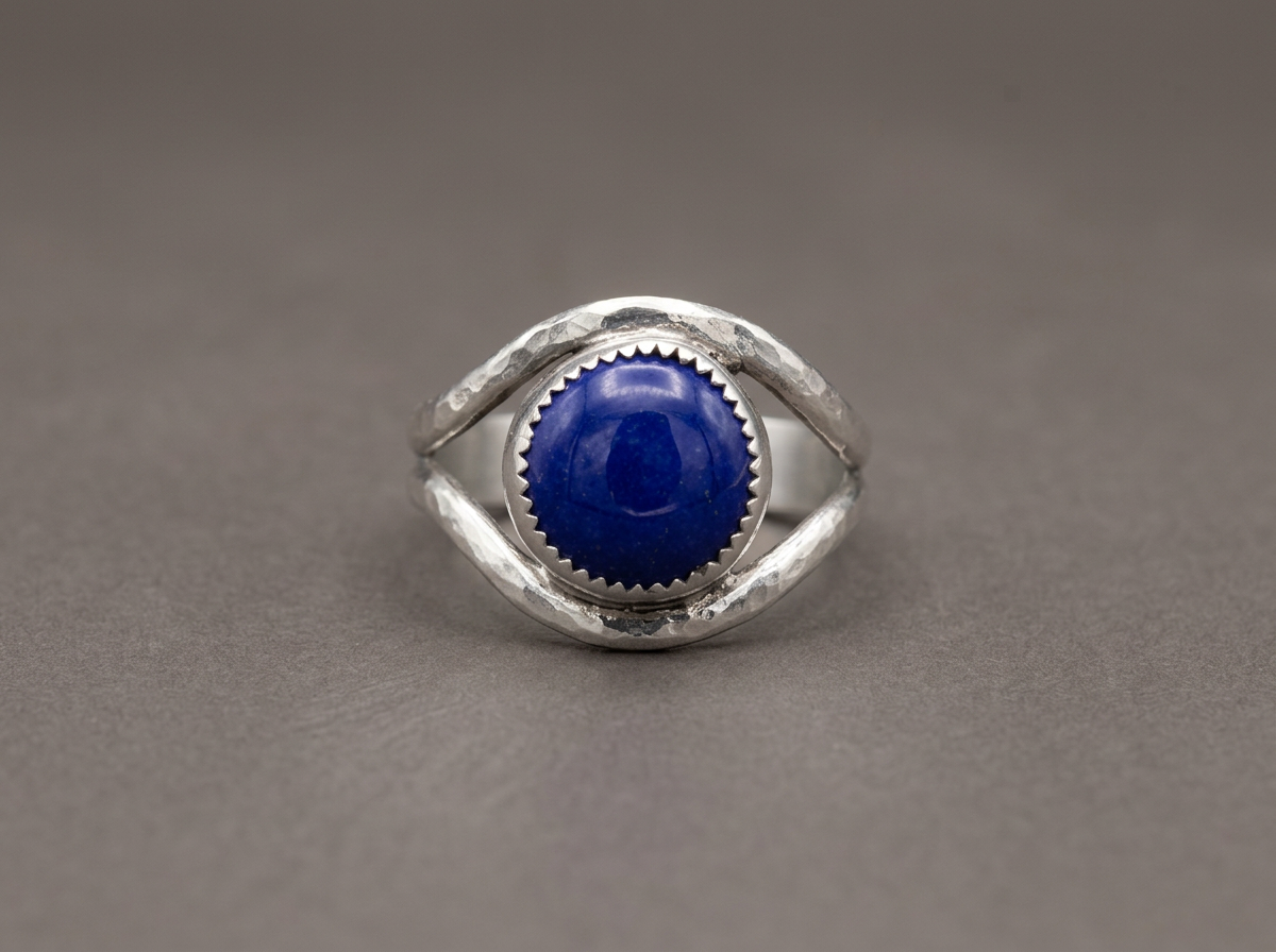 The Divided Sky // Lapis Split-Band Ring