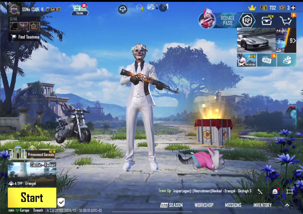 71/300 Mythic fashion, AKM Hellfire lvl 7 max, P90 Pharaoh lvl 5 maxx