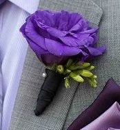 Monochrome Collection Boutonniere