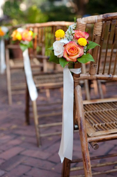 Wedding ceremony Chair decor