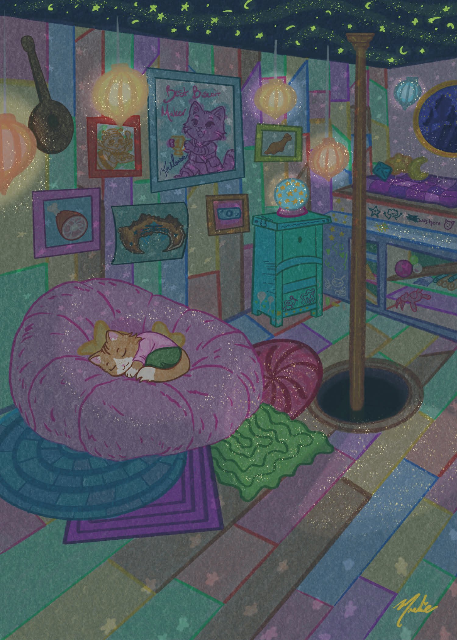 5x7 Art Print (Quiet Song)