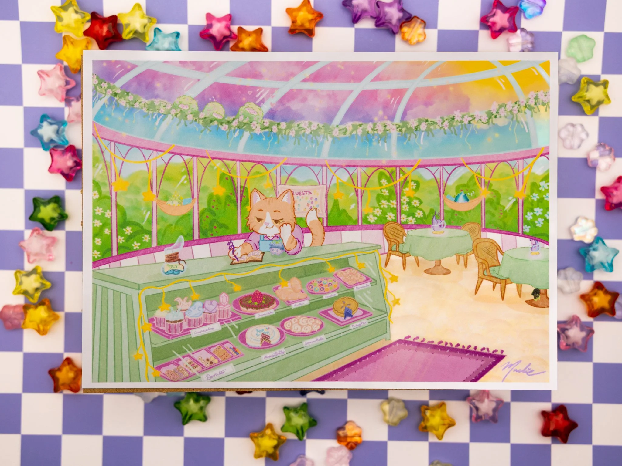 5x7 Art Print (Sugar & Scrolls)