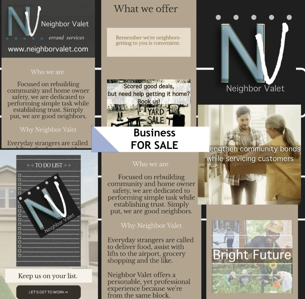 Neighbor Valet “errand services”