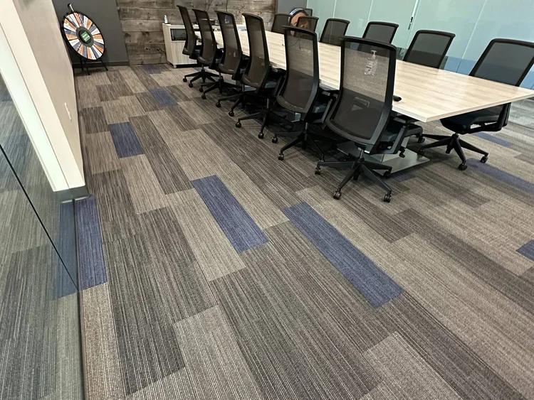 Commercial janitorial cleaning in a Bozeman office building