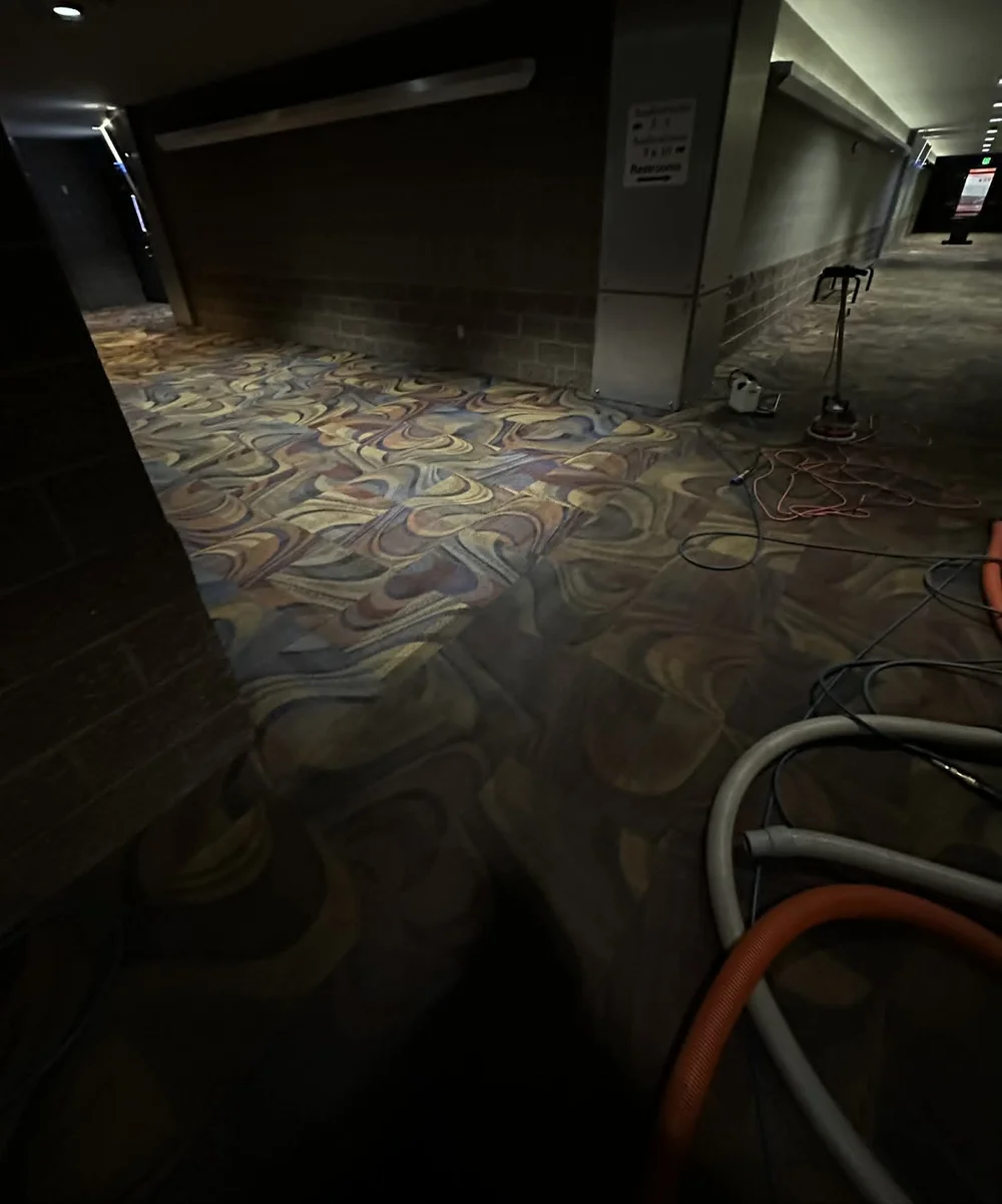 Commercial floor maintenance in a Bozeman business