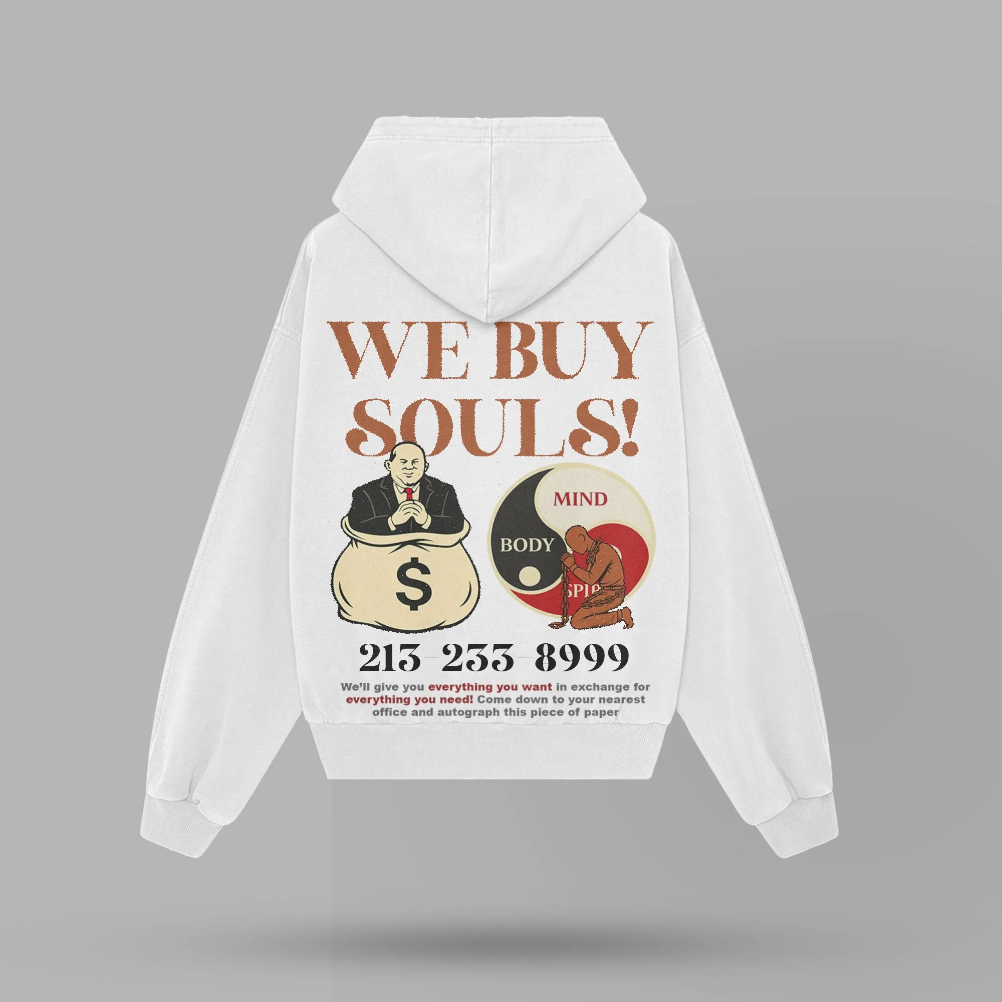 White Soul Hoodie