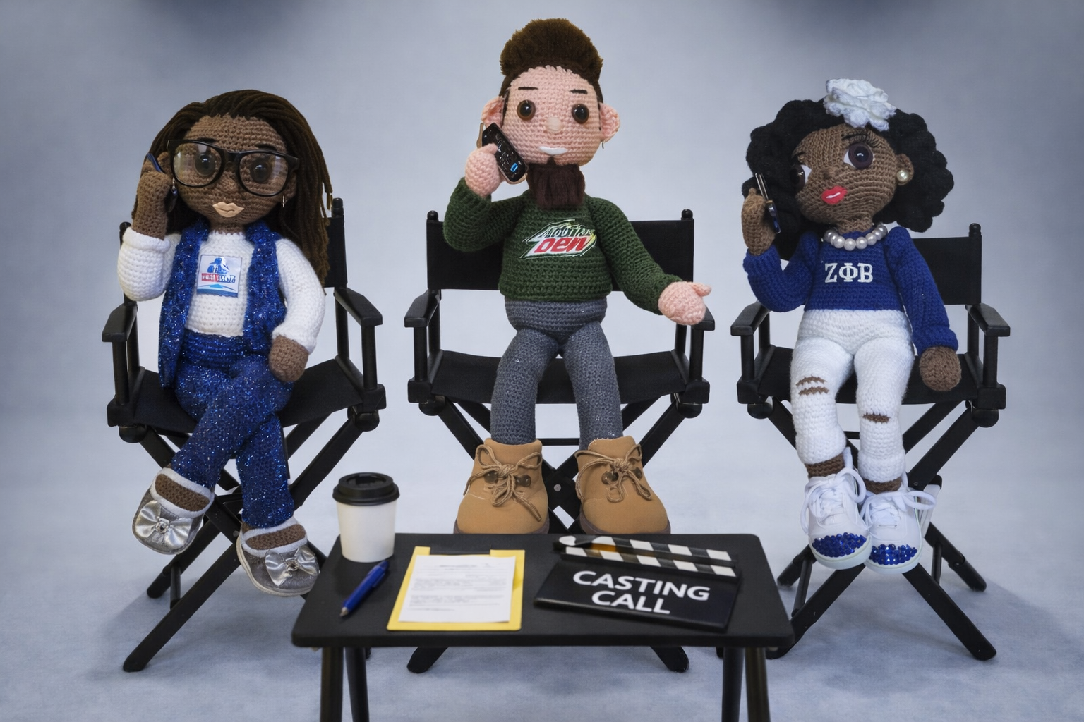 Custom Anniversary Crochet Doll