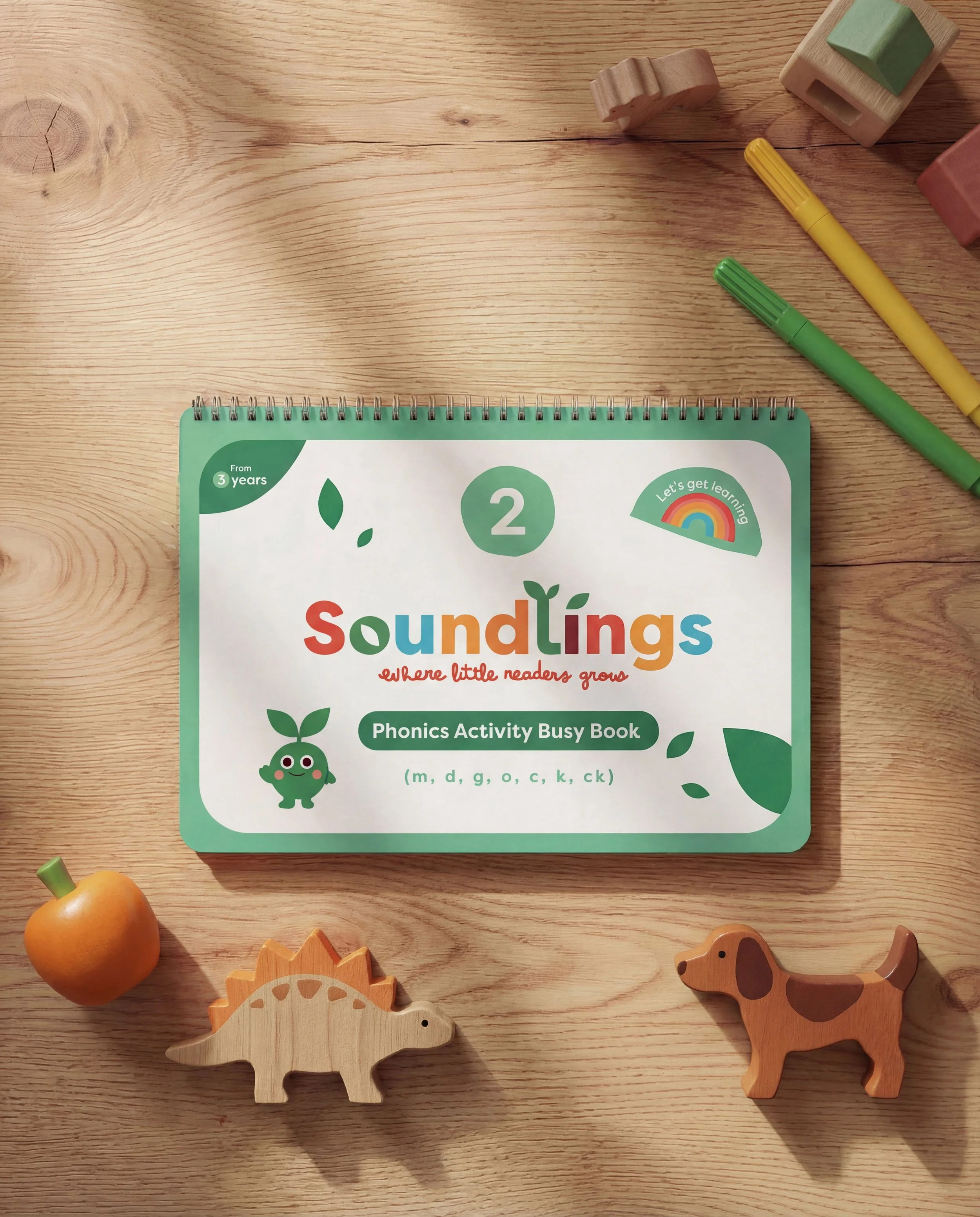 Phonics Activity Busy Book 2 (From 3 years)