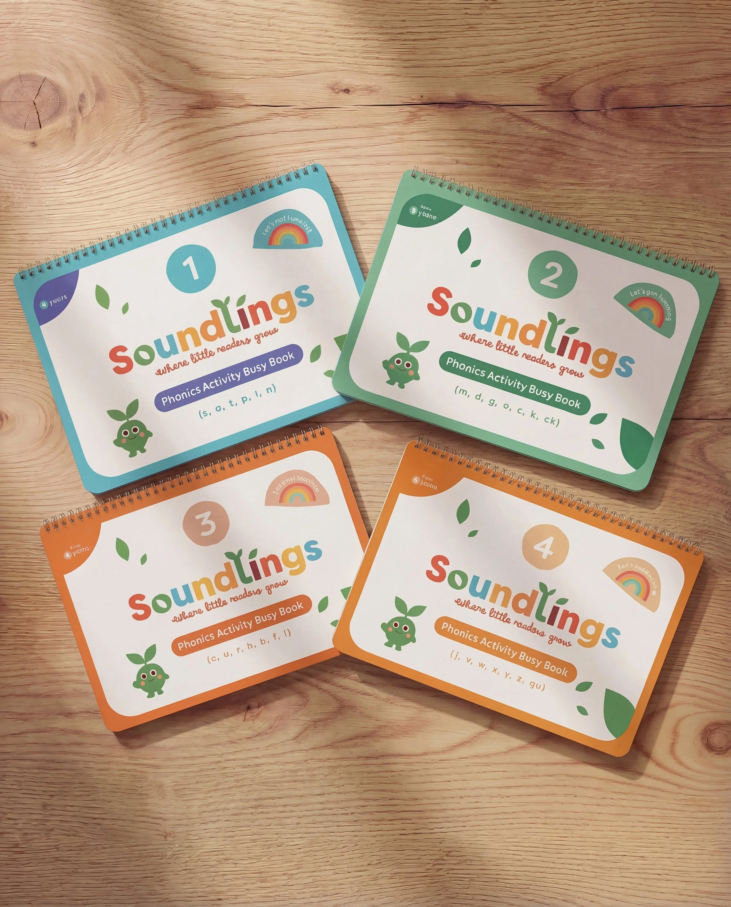 Phonics Activity Busy Books (From 3 years)