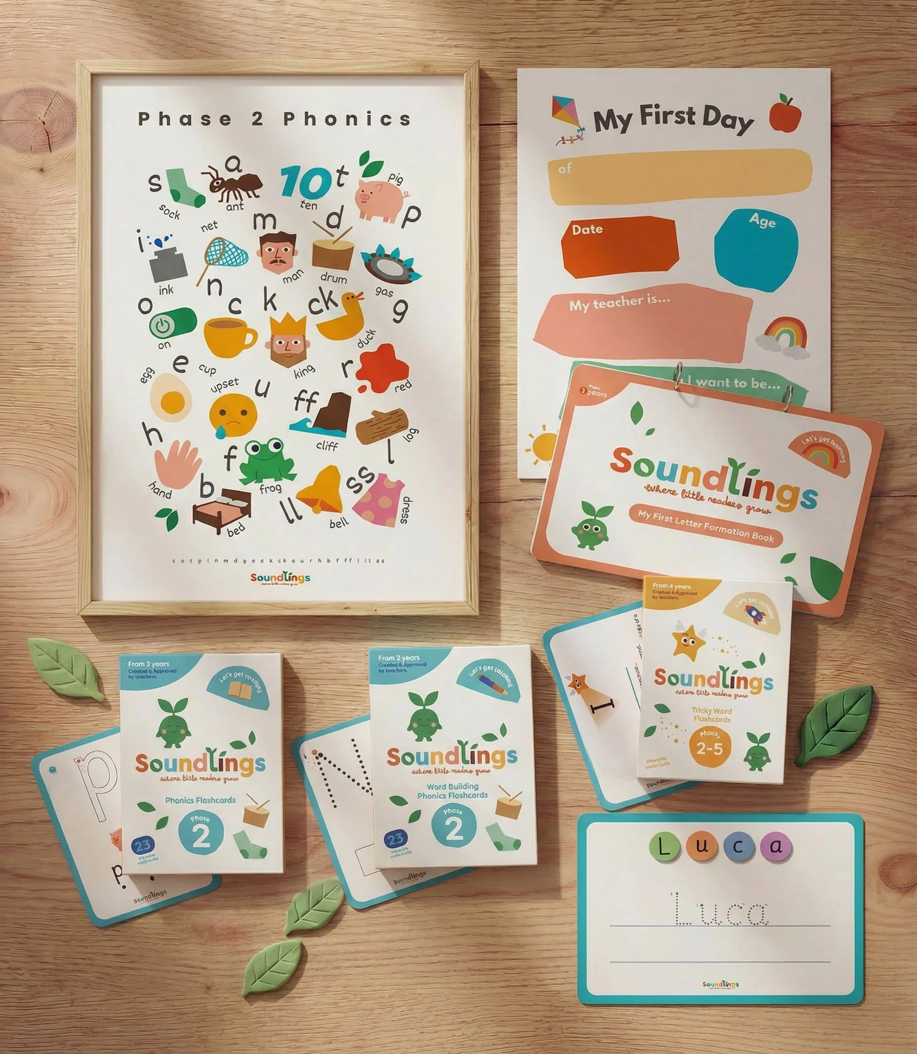 Reception Ready Phonics School Starter Pack (From 4 years)