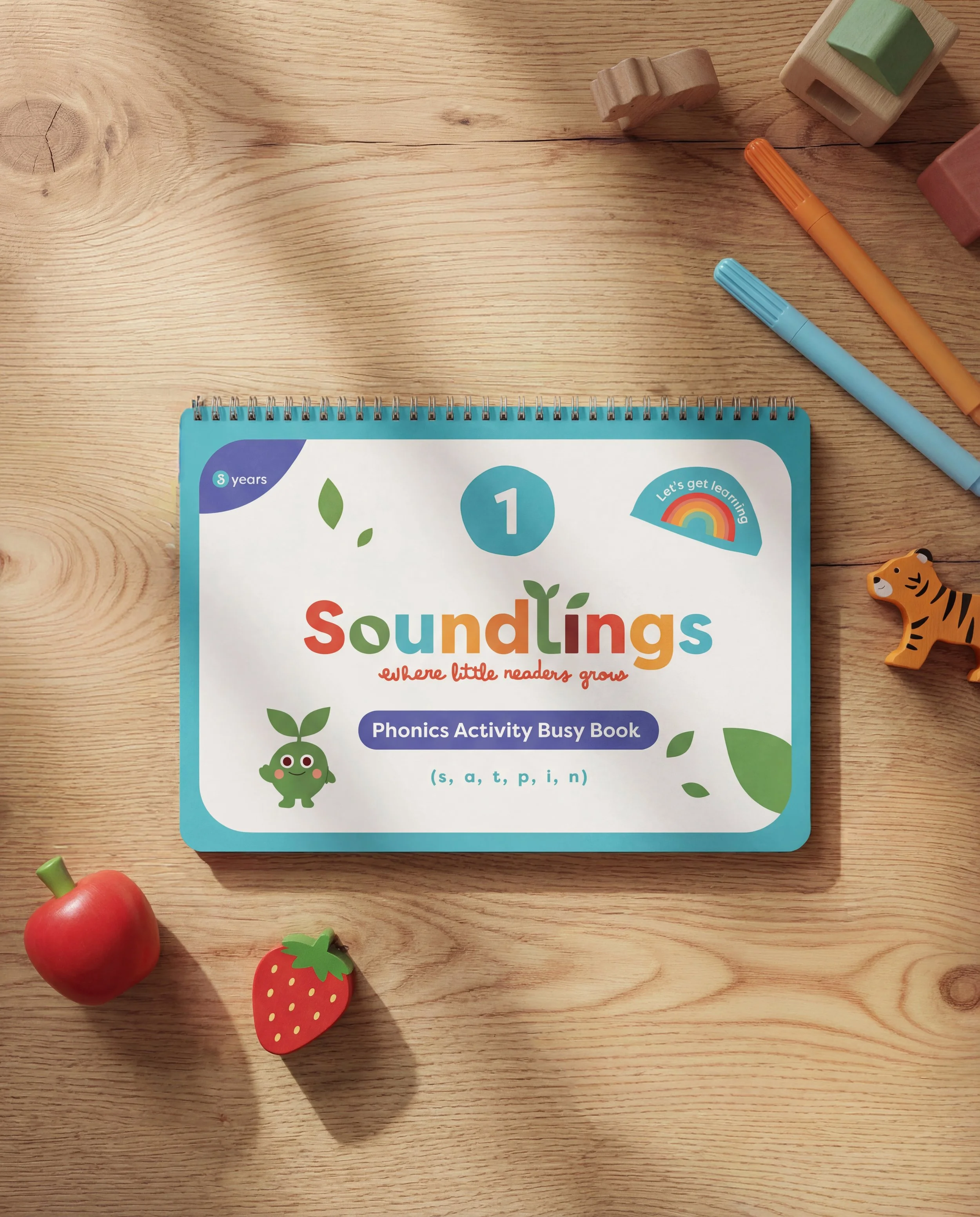 Phonics Activity Busy Book 1  (From 3 years)