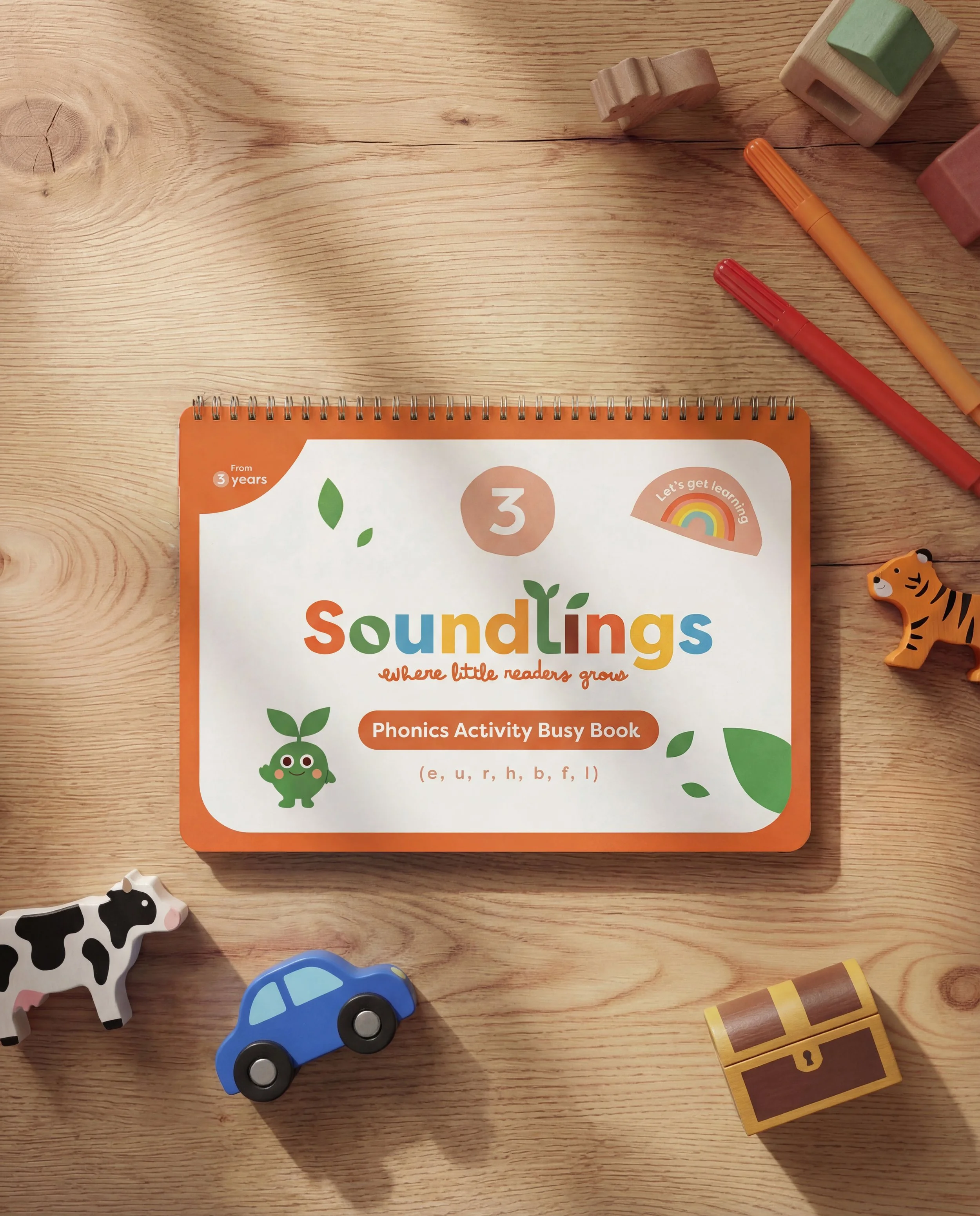 Phonics Activity Busy Book 3 (From 3 years)