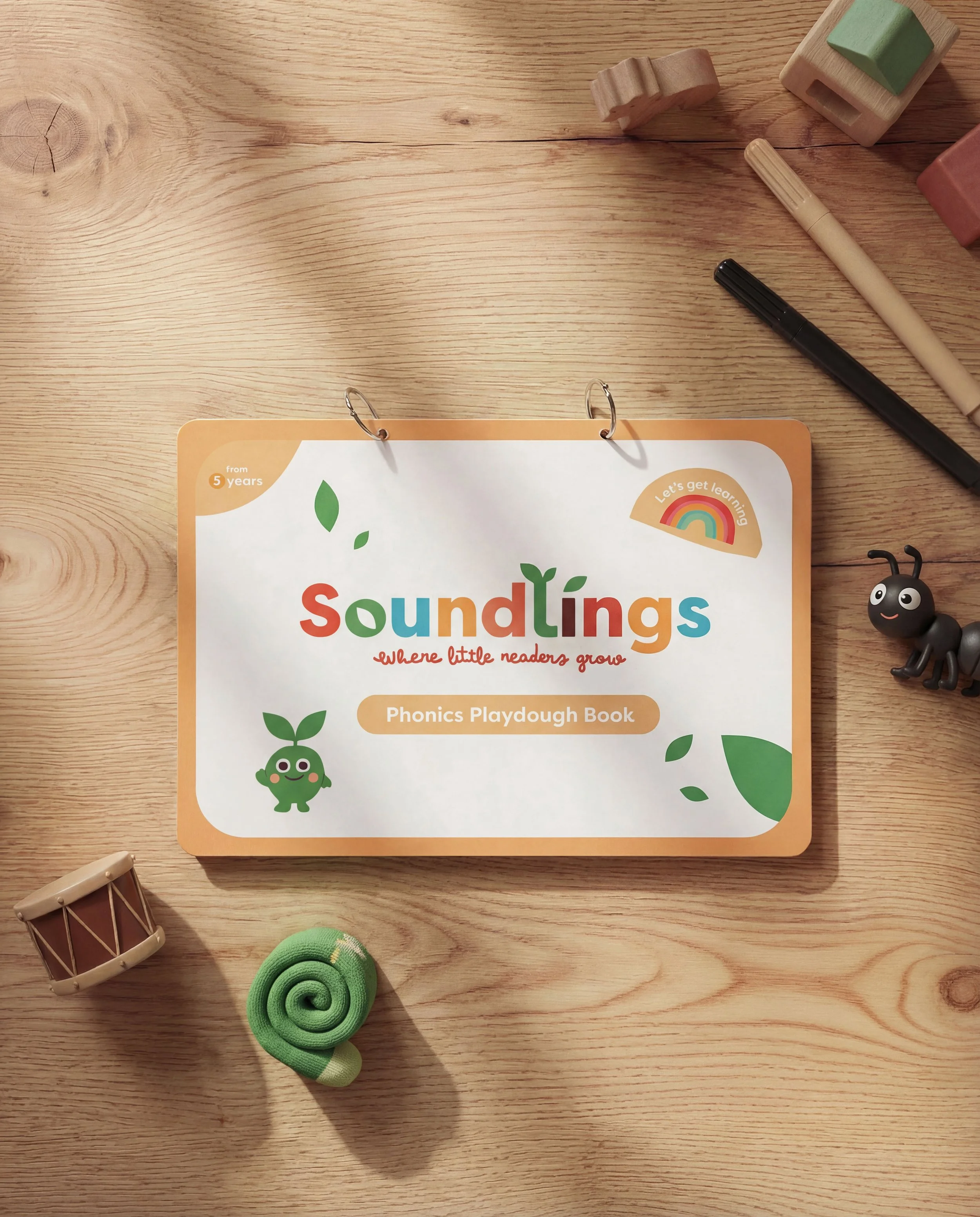 Phonics Playdough Activity Book (From 3 years)