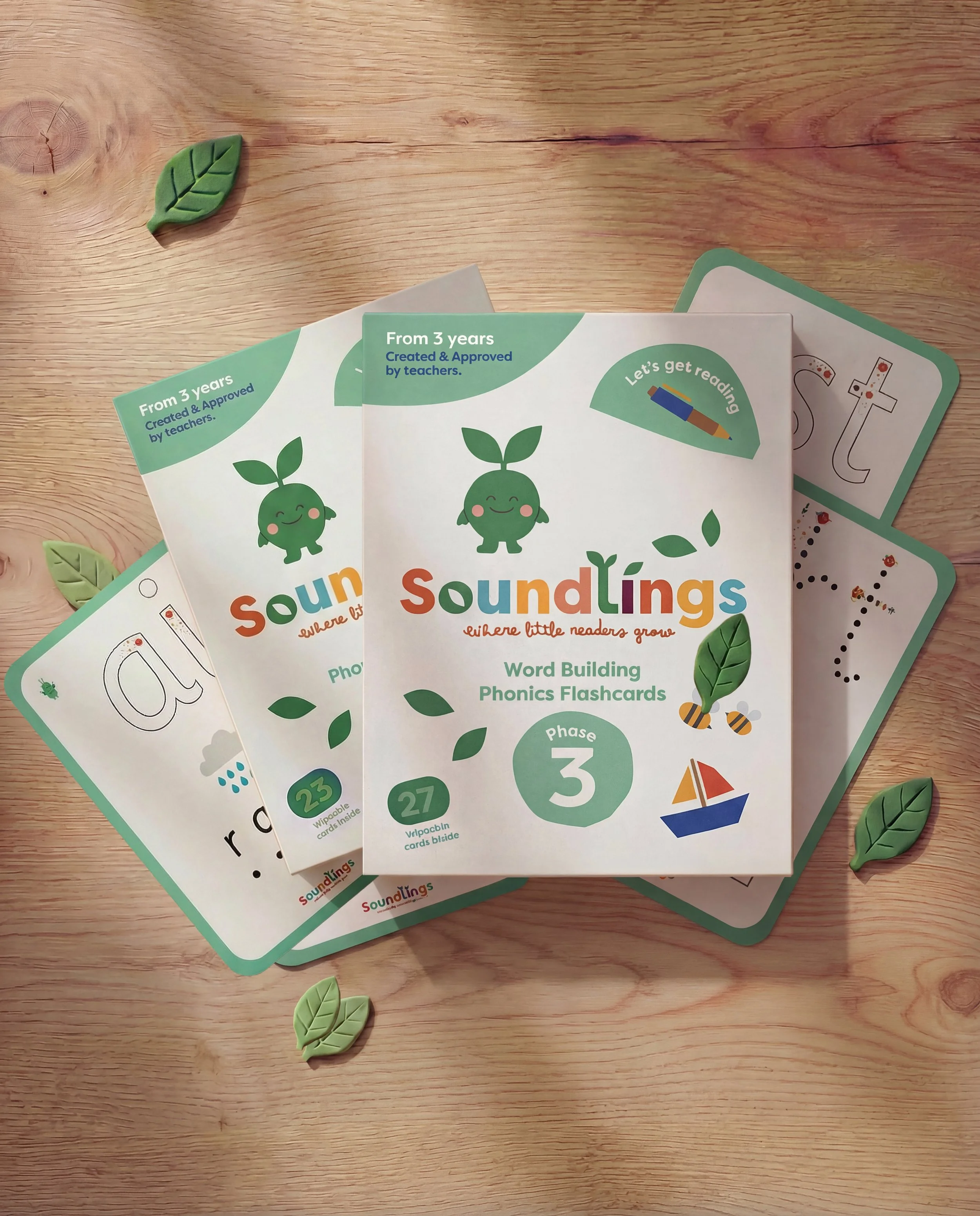 Phase 3 Phonics Flashcards Bundle (From 4 years)