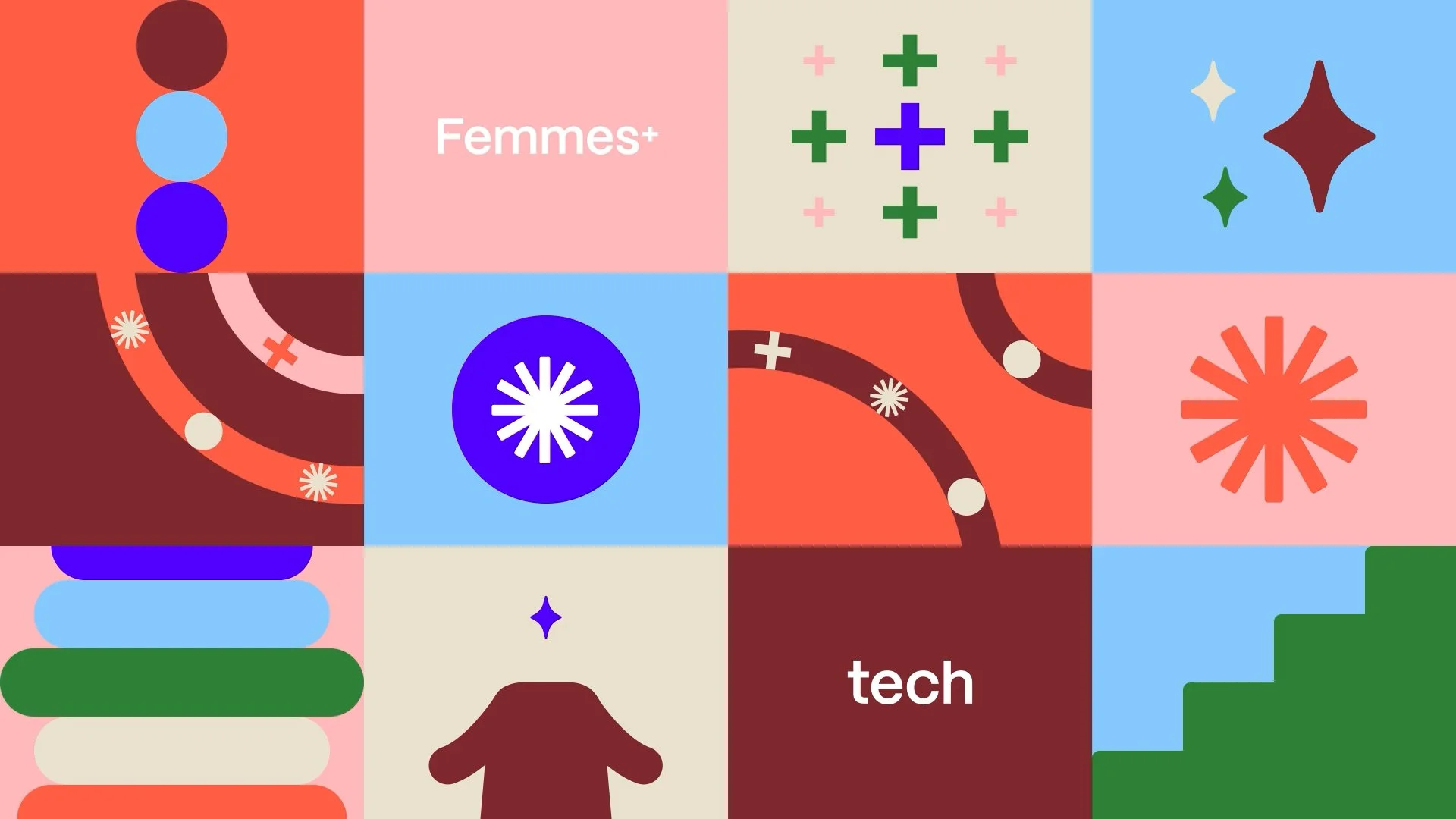 Femmes+ en tech - Habillage