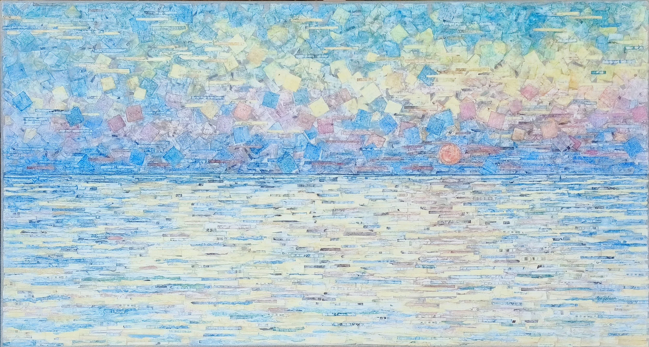 Coucher de soleil, hommage à Claude Monet