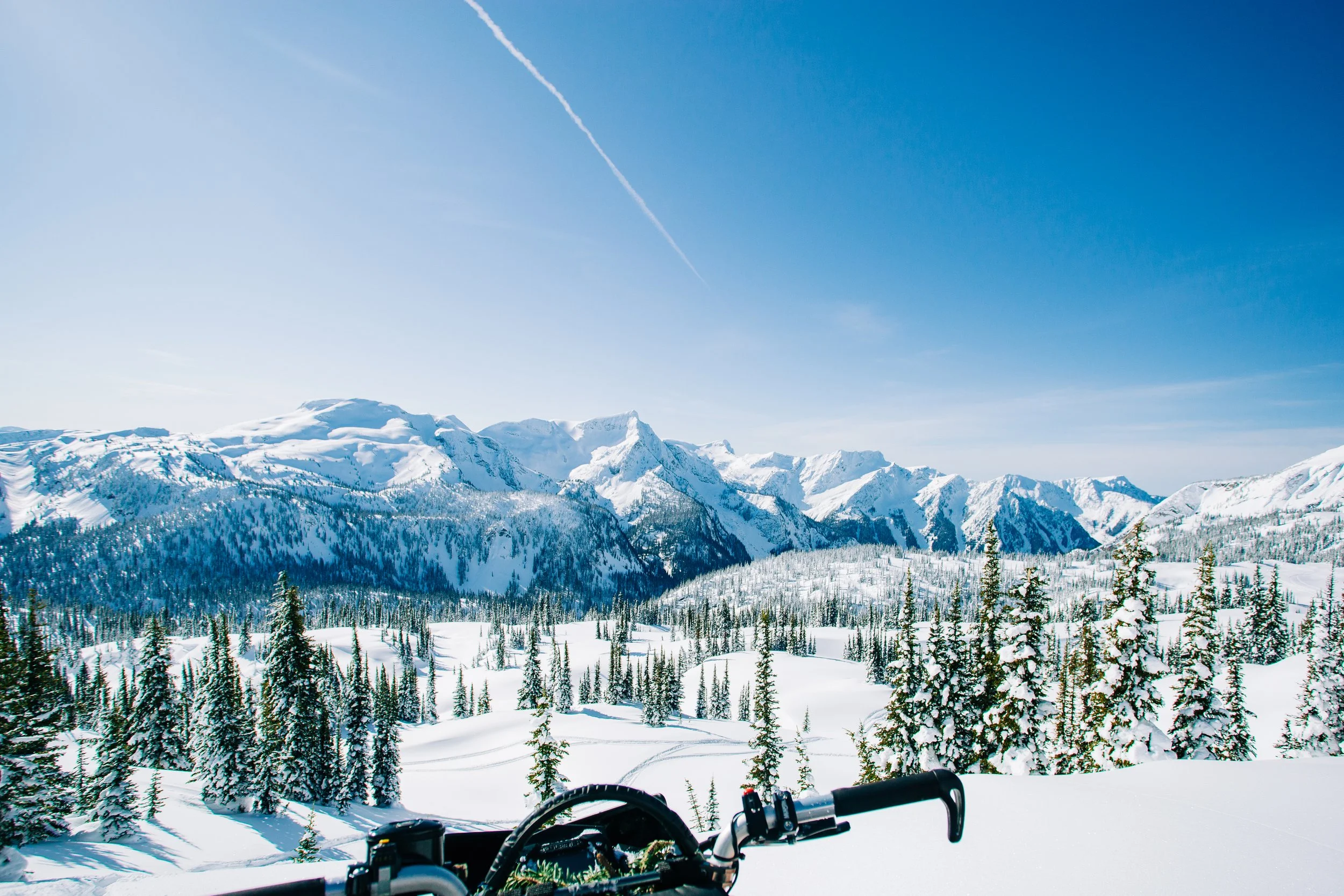 Harlo Creek view - Sledding slocan valley - Photo by Karolina Lamont
