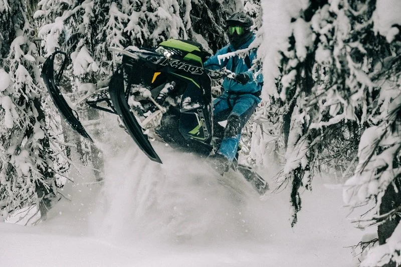 Snowmobiling fun in the West Kootenay Arrow Lakes region - Photo by Taylor Aeichele 