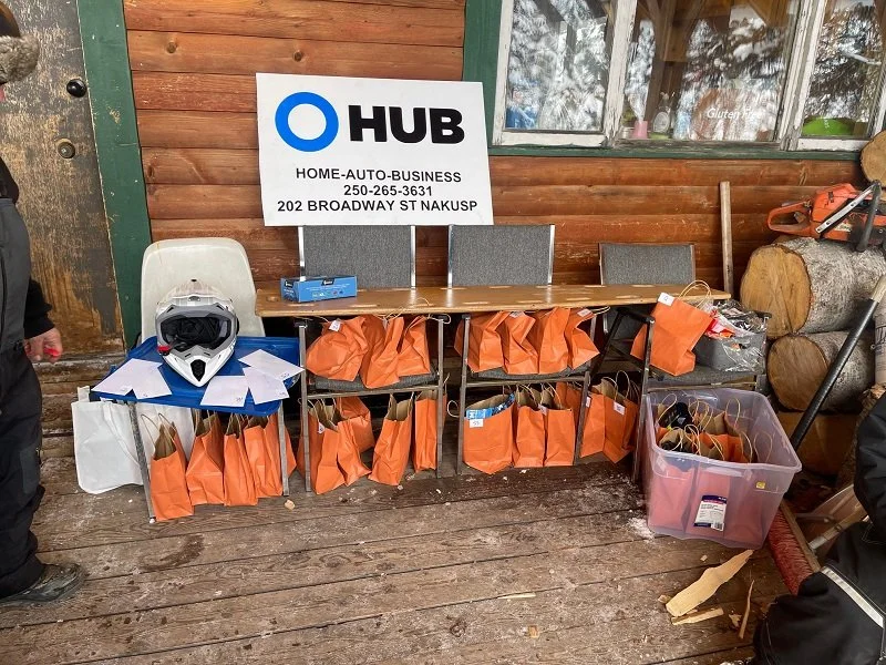 Prize table and sponsor.JPG