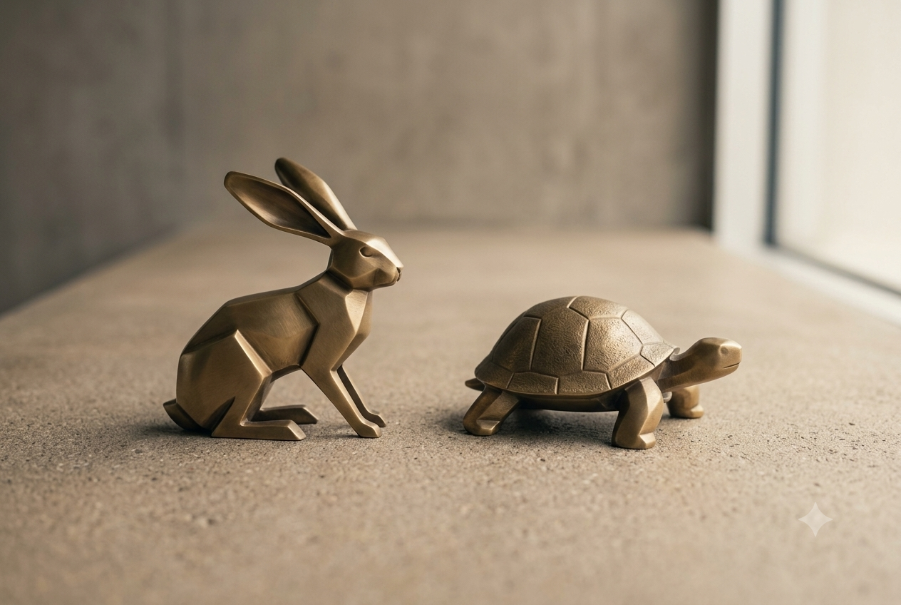 The Hare Had Speed. The Tortoise Had a Plan.