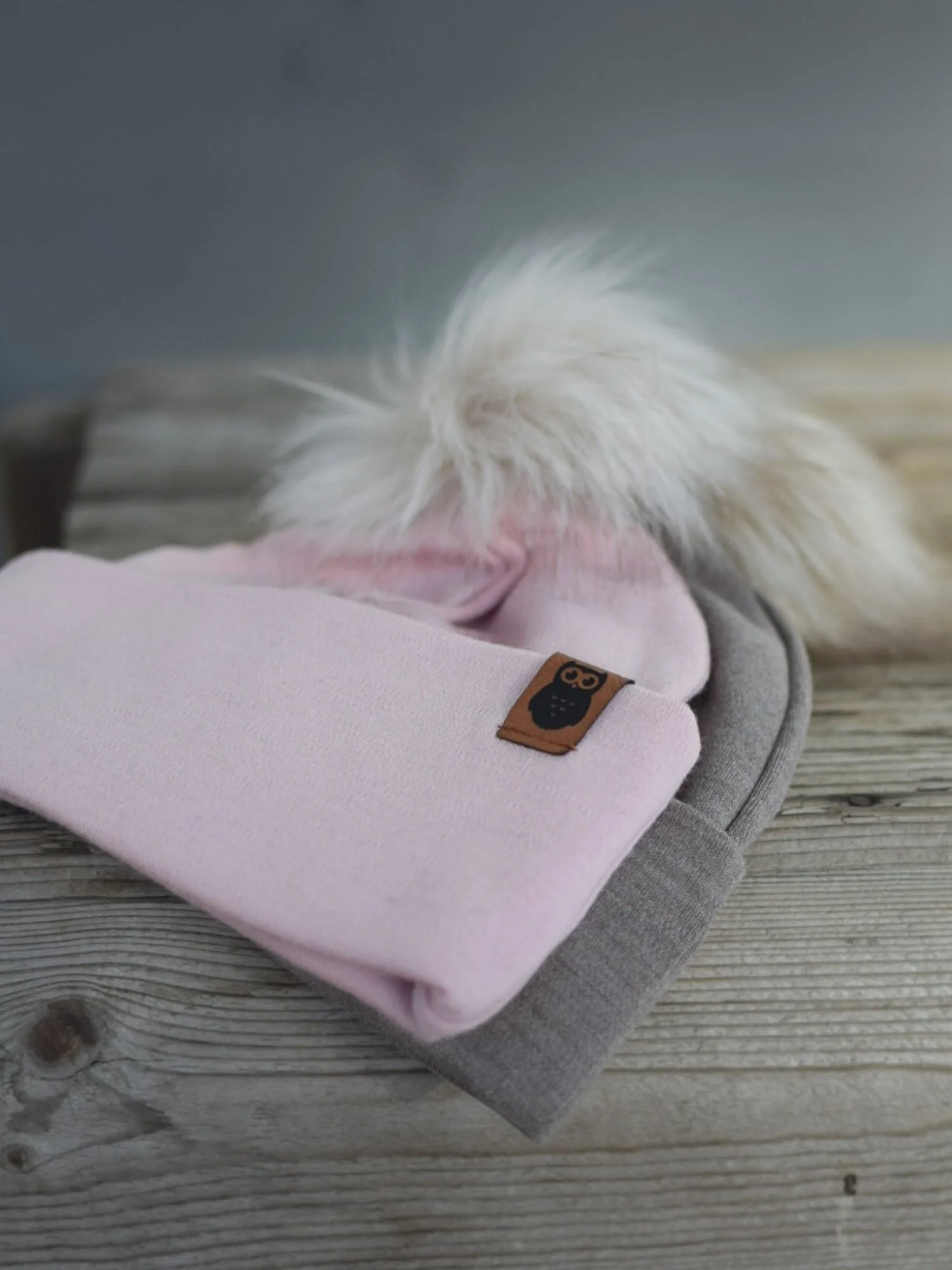 Vaalin käsintehty merinovillapipo tupsupipo