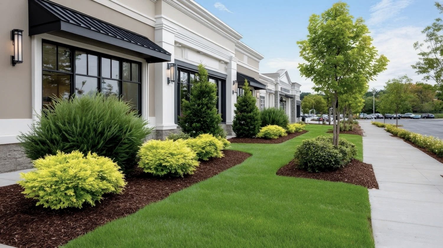 Commercial grading project & landscape design in Lynchburg, VA