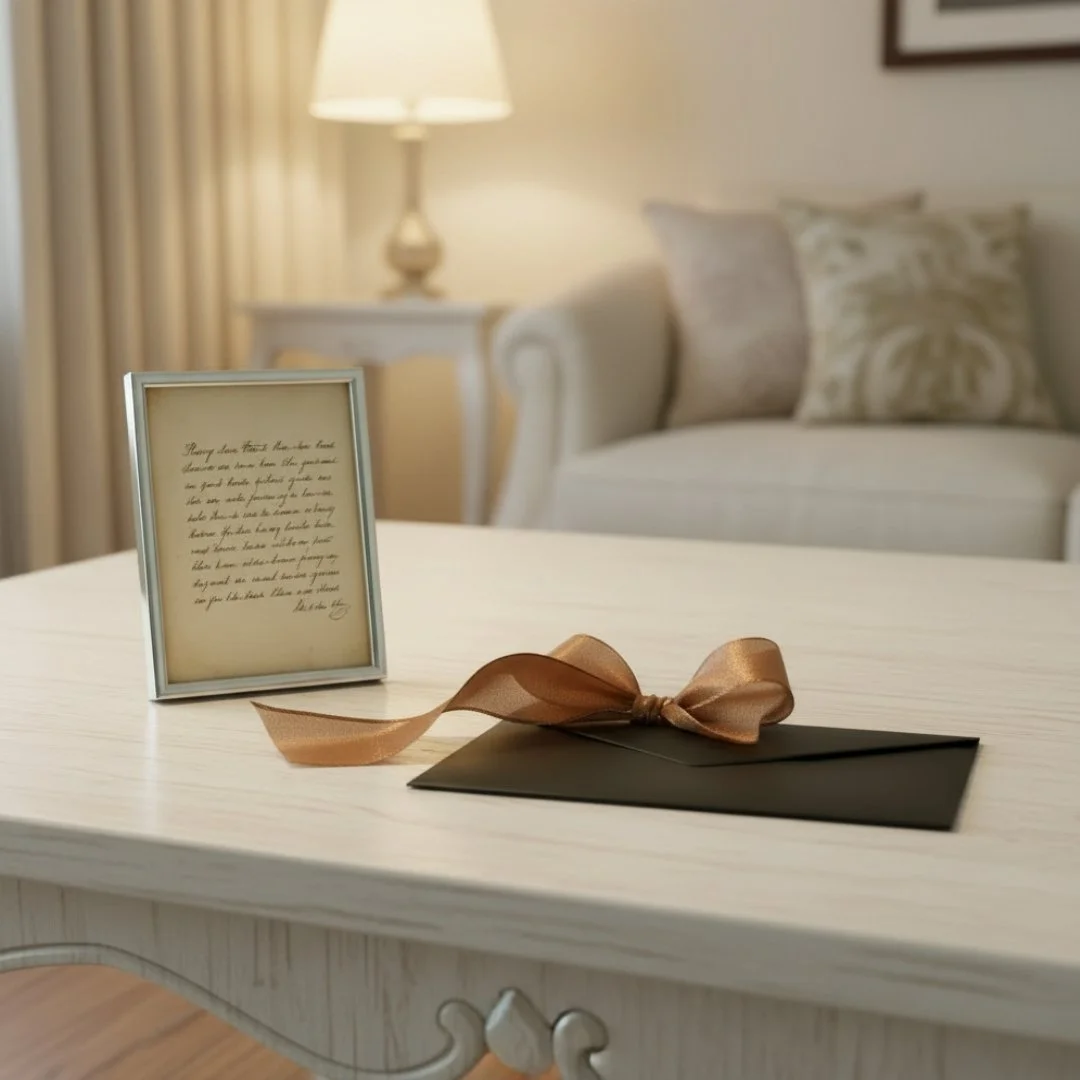 Elegant Silver Frame for Custom Letters