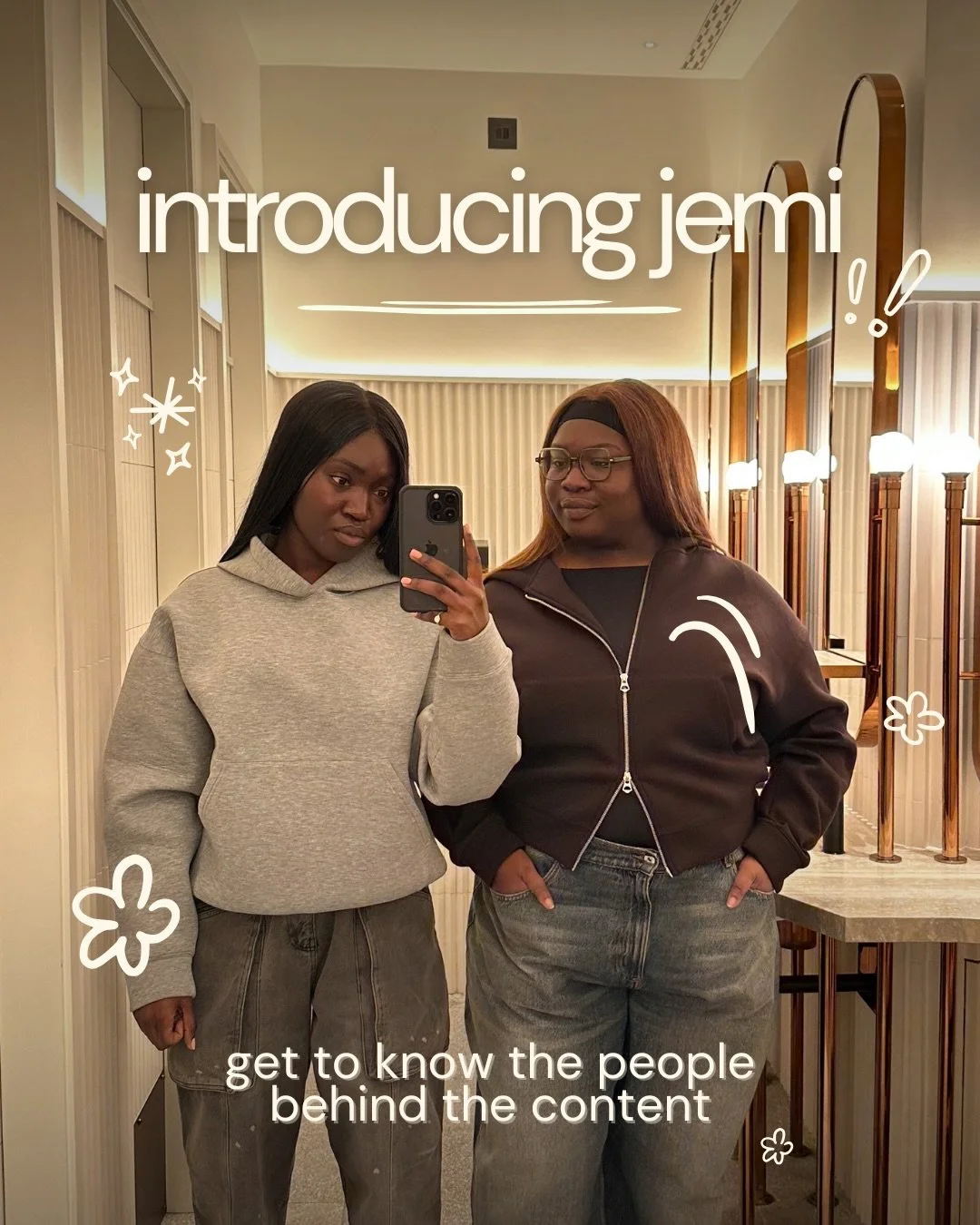 Hey we&rsquo;re jemi 👋🏿

For social storytelling, capturing communities and elevated behind-the-scenes hit us up through the link in our bio. Swipe &amp; get to know us ✨📷

#contentcreation #contentstudio #contentcreator #bts #jemistudios