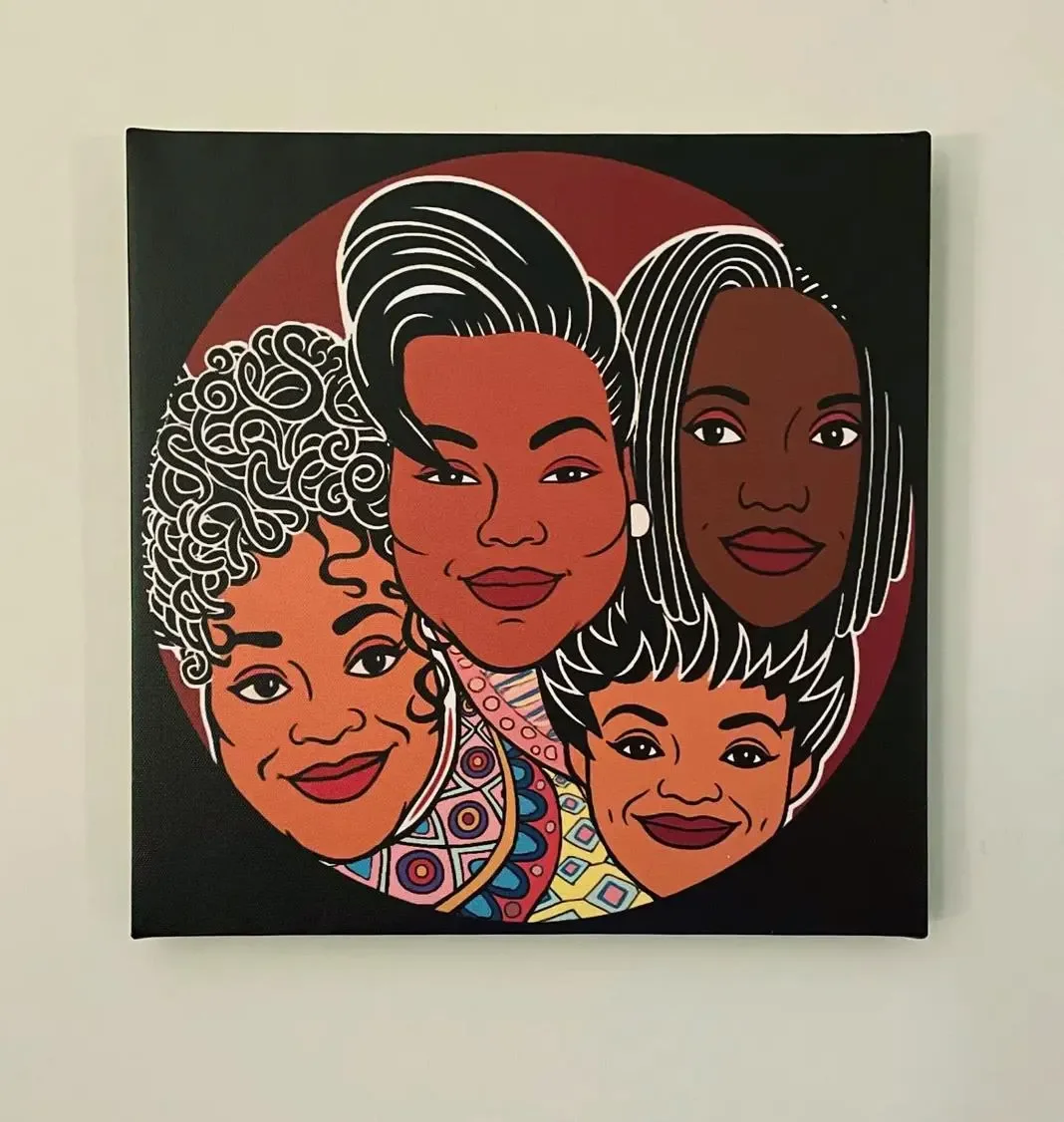 Living Single Cast Decorative Canvas