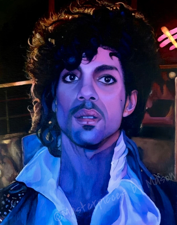 Prince Rogers Nelson 'Purple Rain' Art Print