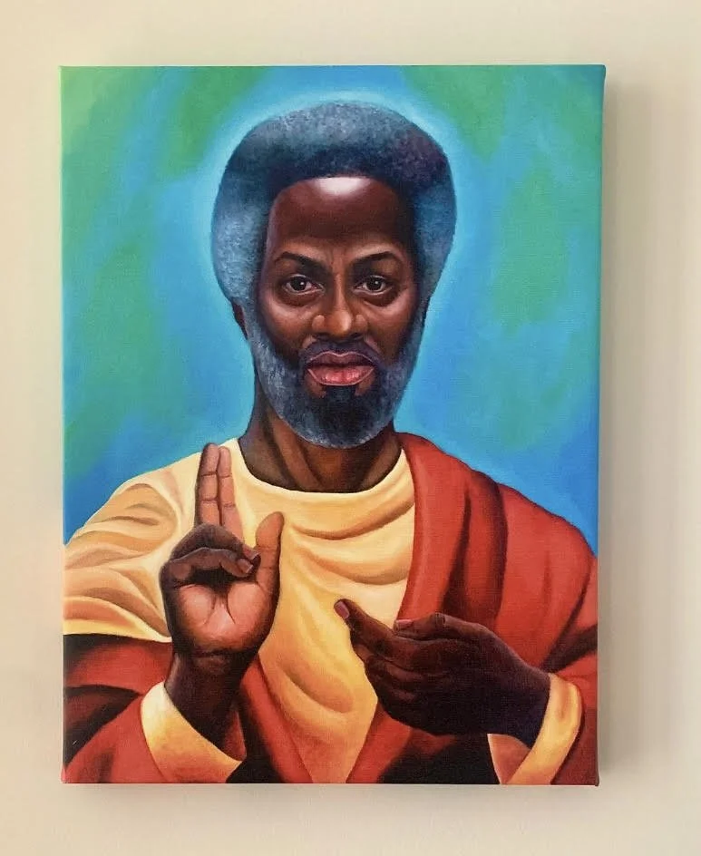 Black Jesus Good Times Canvas