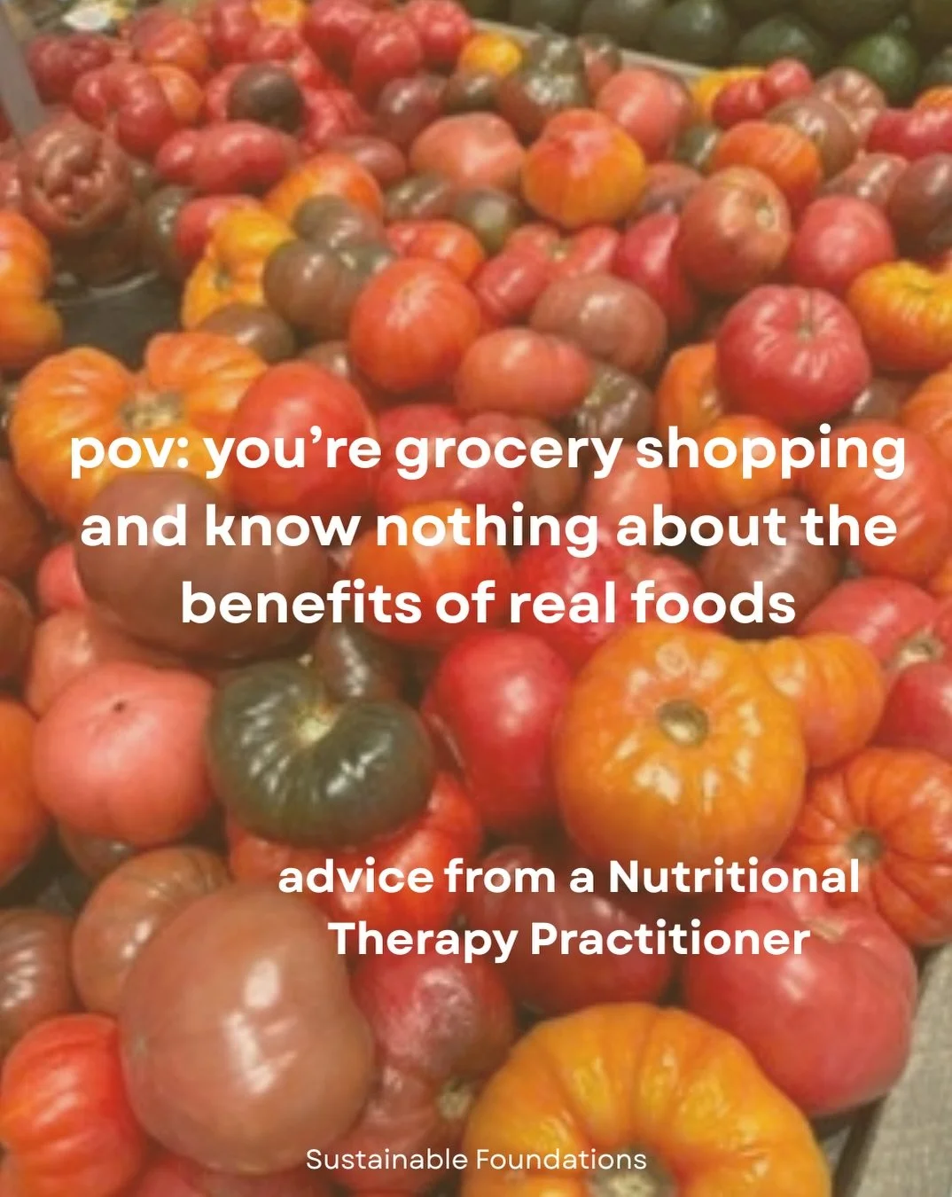 Save for your next grocery run&nbsp;🛒

Food can be so confusing. Chasing trends, switching diets, eating as little as you can, meal prepping all day Sunday to realize you hate 4 day old food.

But once you understand what your body needs, it gets so