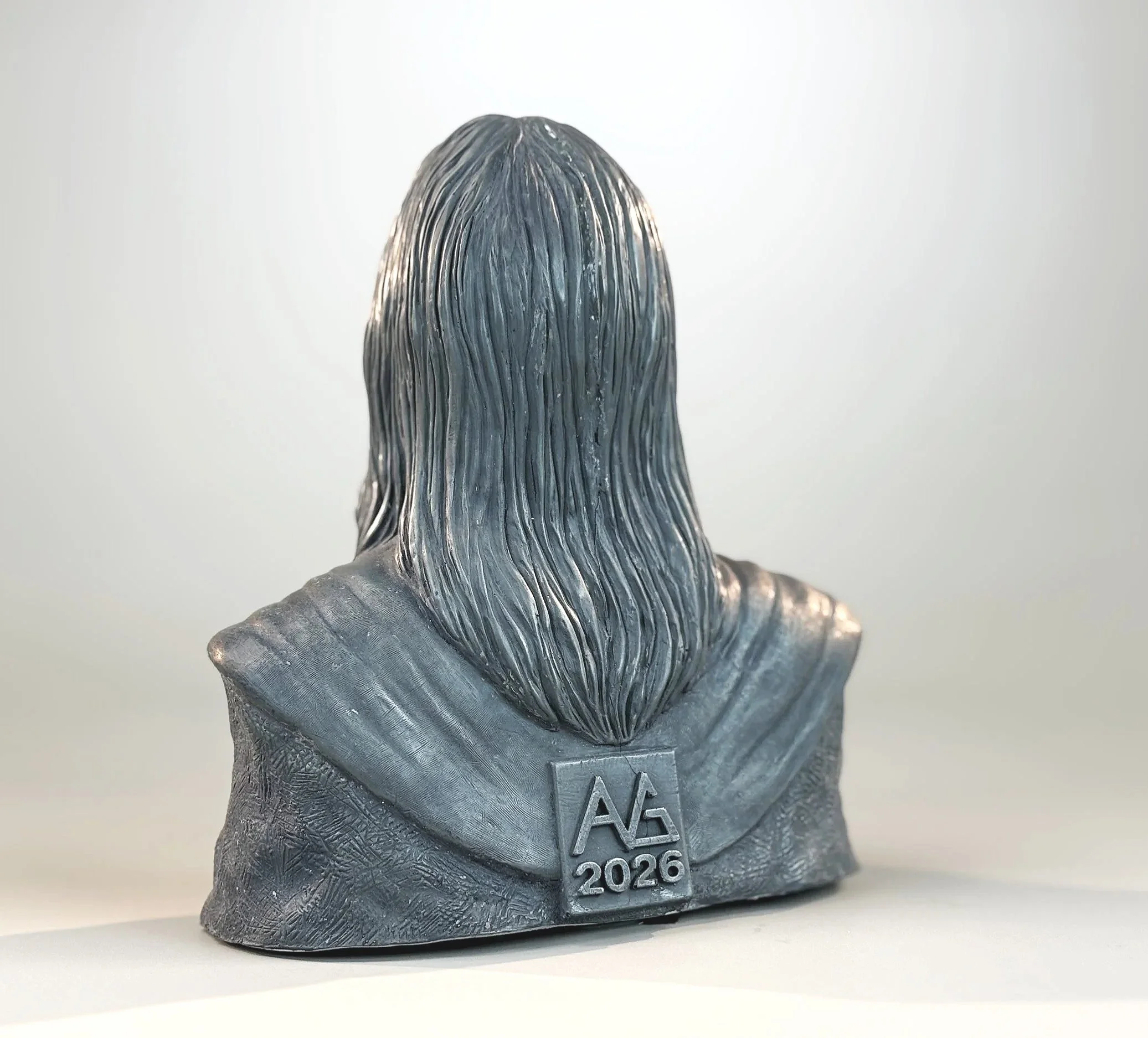 Alex Lifeson portrait Sculpture by Arnold G. © 2026 therushsculptor.com