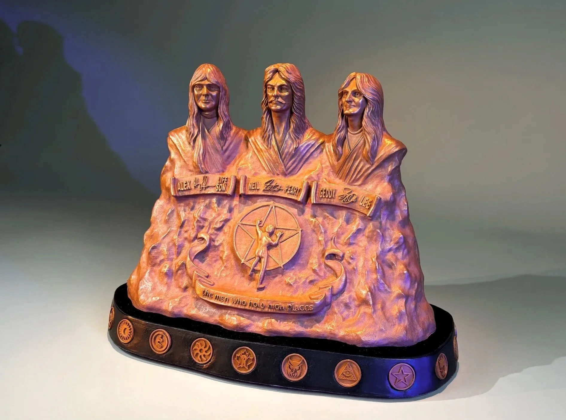 The Men Who Hold High Places - Reduced Scale - Bonded Copper - ©2026 Arnold G. therushsculptor.com