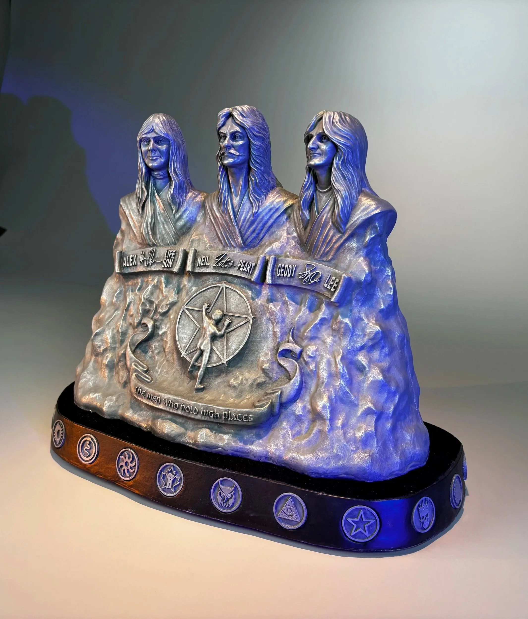 The Men Who Hold High Places - Reduced Scale - Bonded Nickel - ©2026 Arnold G. therushsculptor.com