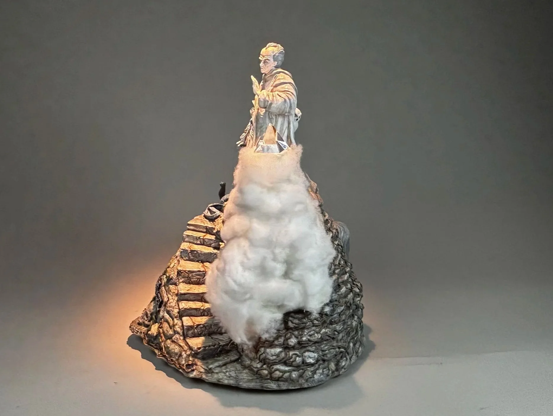 The Necromancer - Mixed Media Sculpture - ©2026 Arnold G. therushsculptor.com