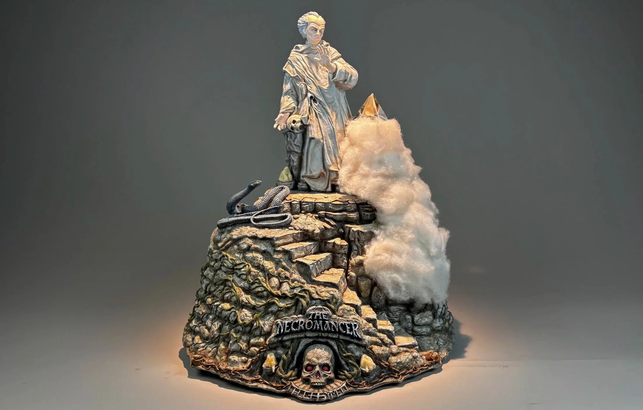 The Necromancer - Mixed Media Sculpture - ©2026 Arnold G. therushsculptor.com