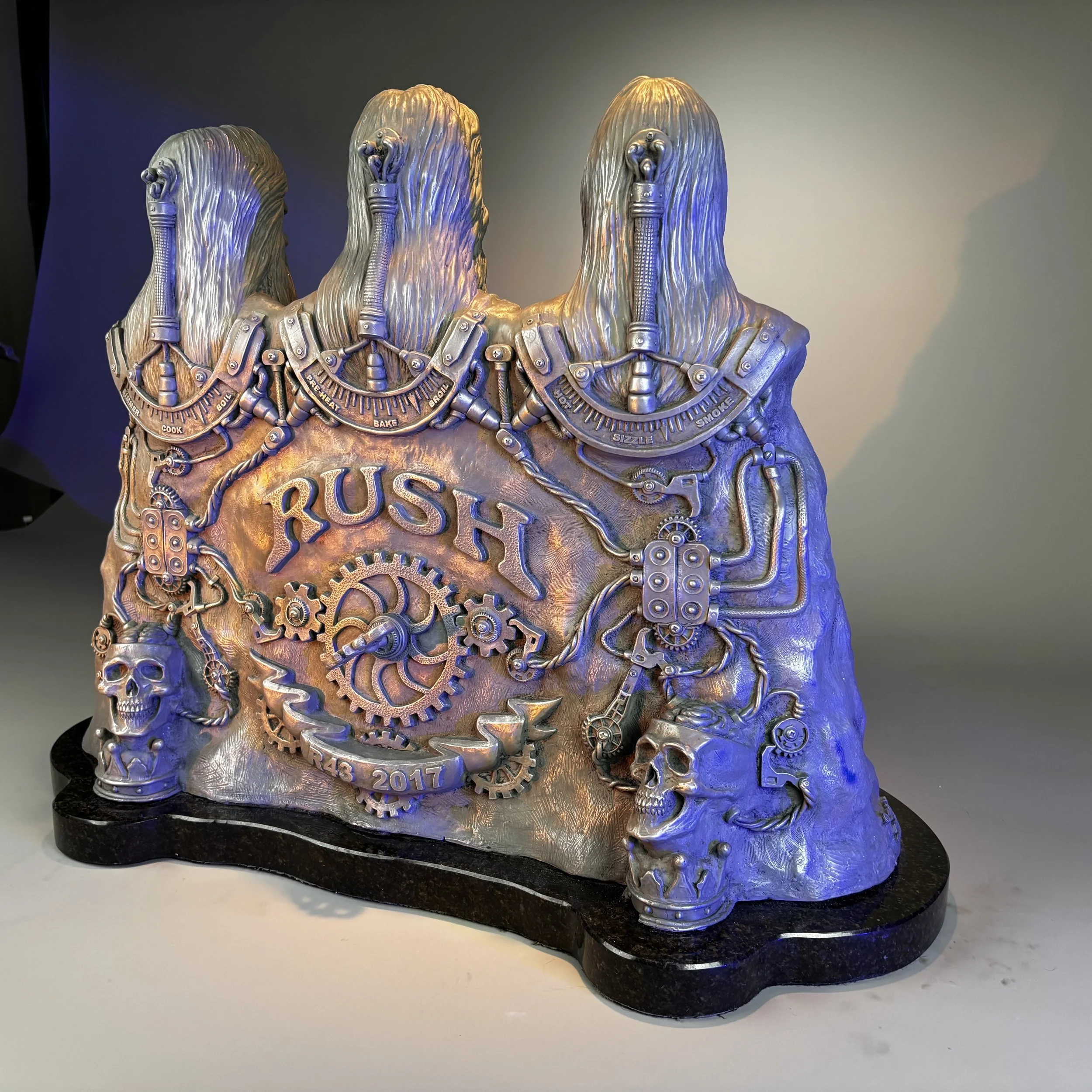 The Men Who Hold High Places - Full Scale - Bonded Aluminum - ©2026 Arnold G. therushsculptor.com