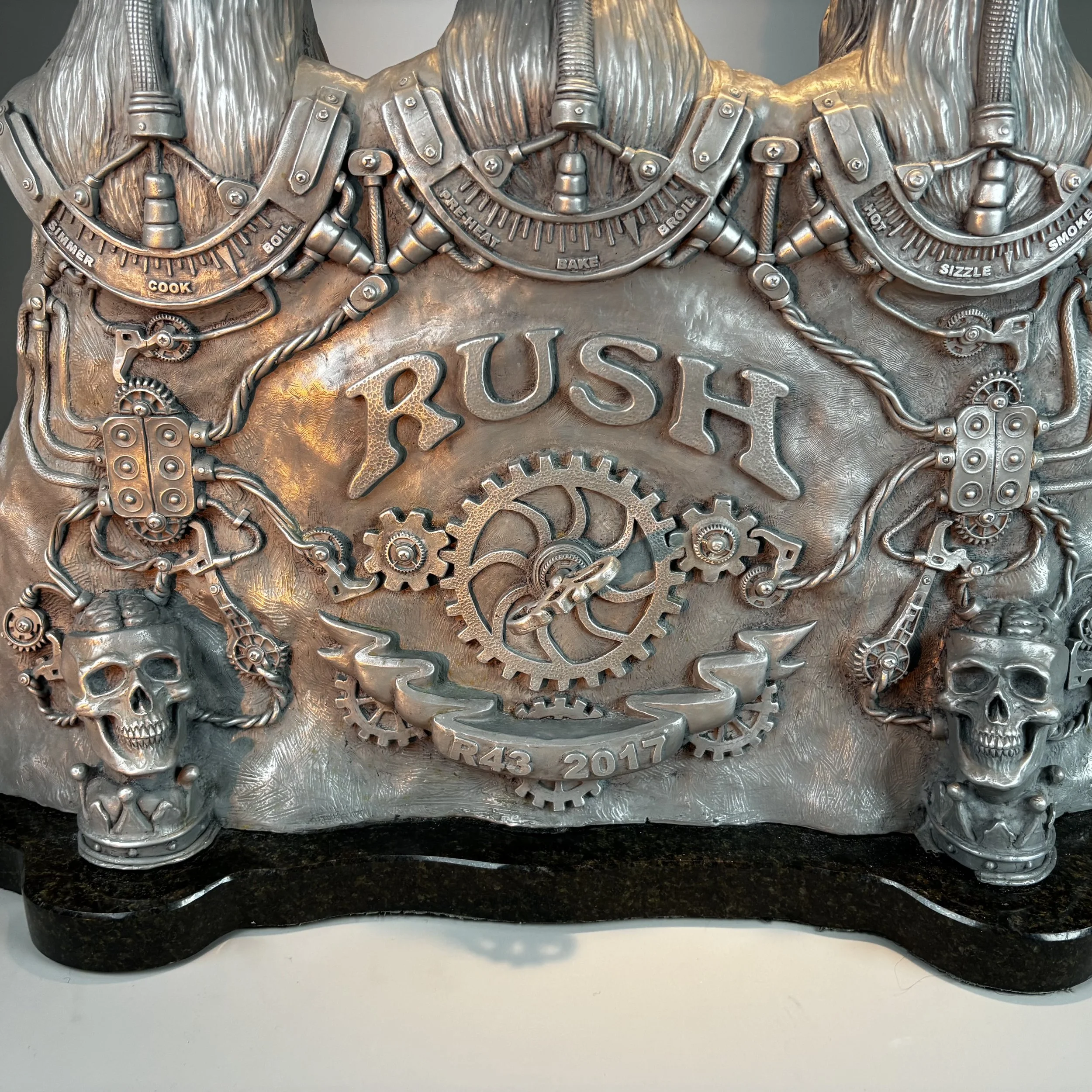 The Men Who Hold High Places - Full Scale - Bonded Aluminum - ©2026 Arnold G. therushsculptor.com