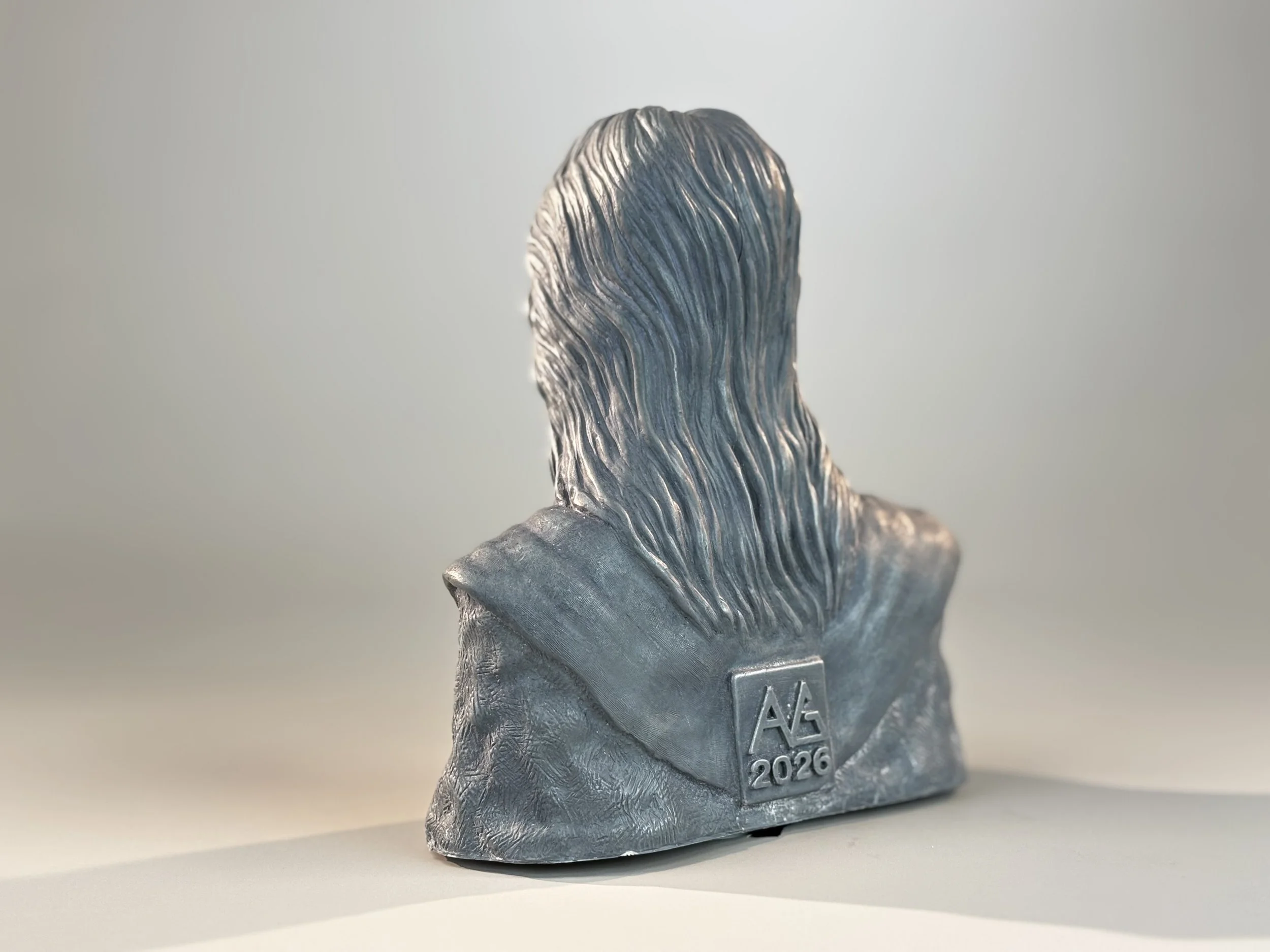 Neil Peart portrait Sculpture by Arnold G. © 2026 therushsculptor.com