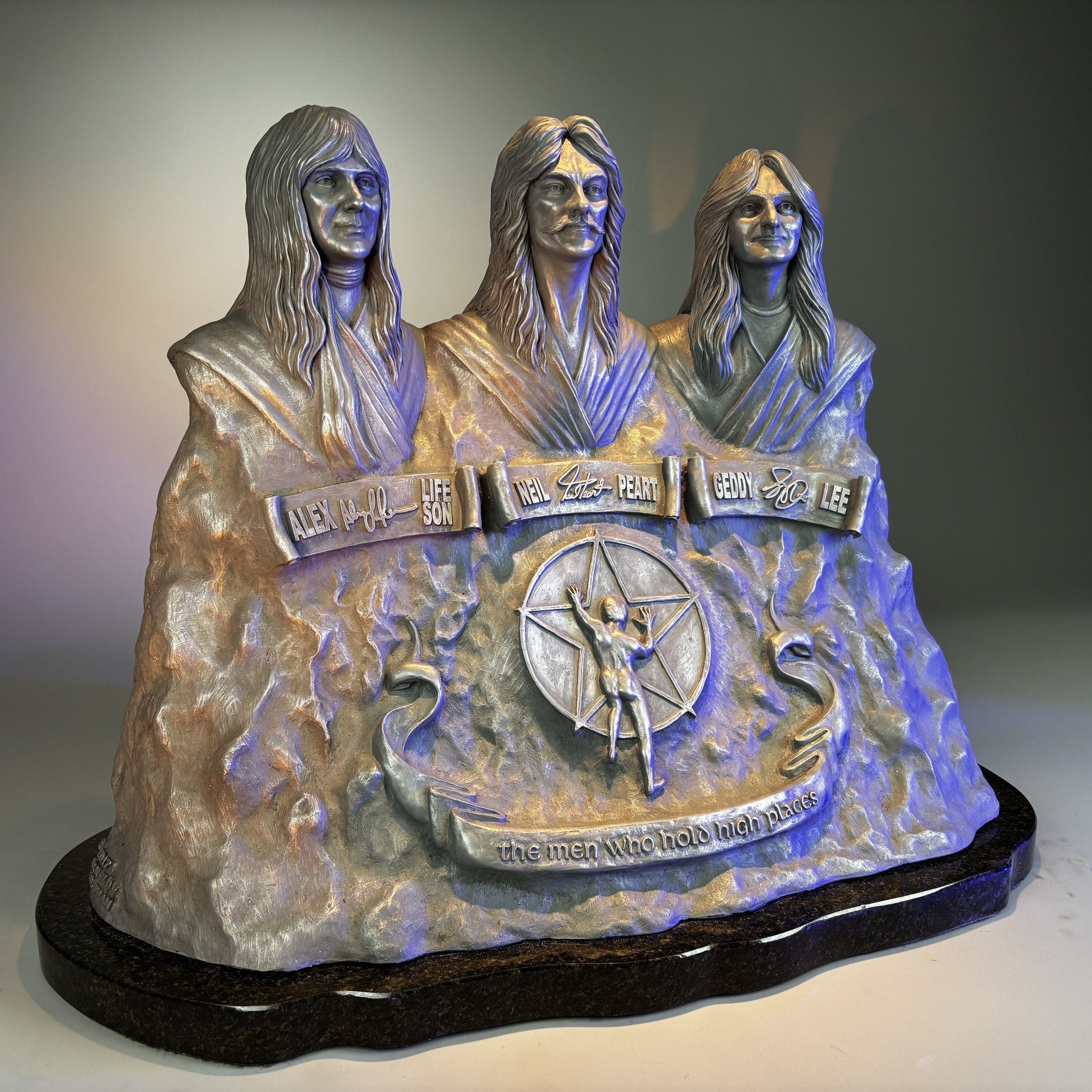 The Men Who Hold High Places - Full Scale - Bonded Aluminum - ©2026 Arnold G. therushsculptor.com
