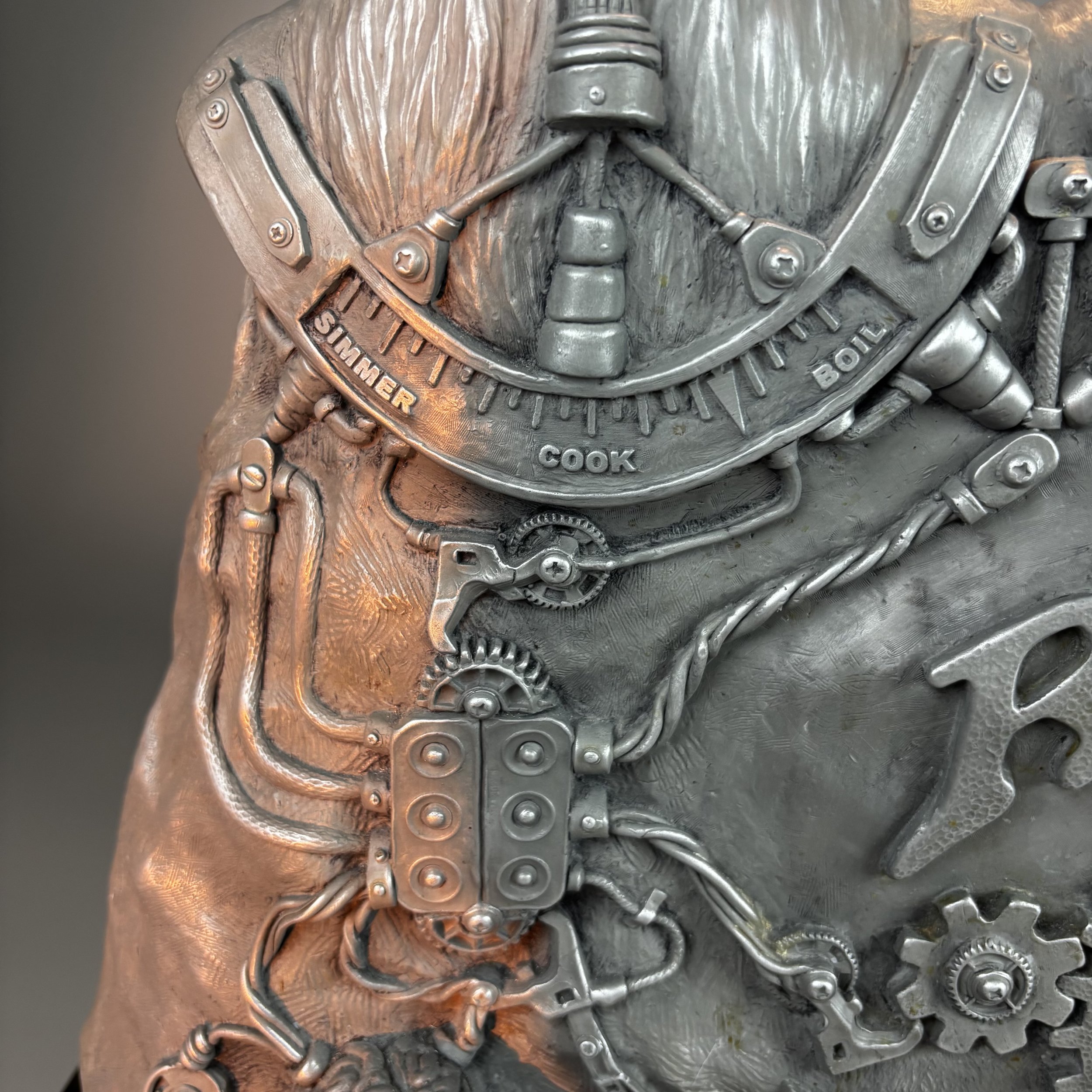 The Men Who Hold High Places - Full Scale - Bonded Aluminum - ©2026 Arnold G. therushsculptor.com