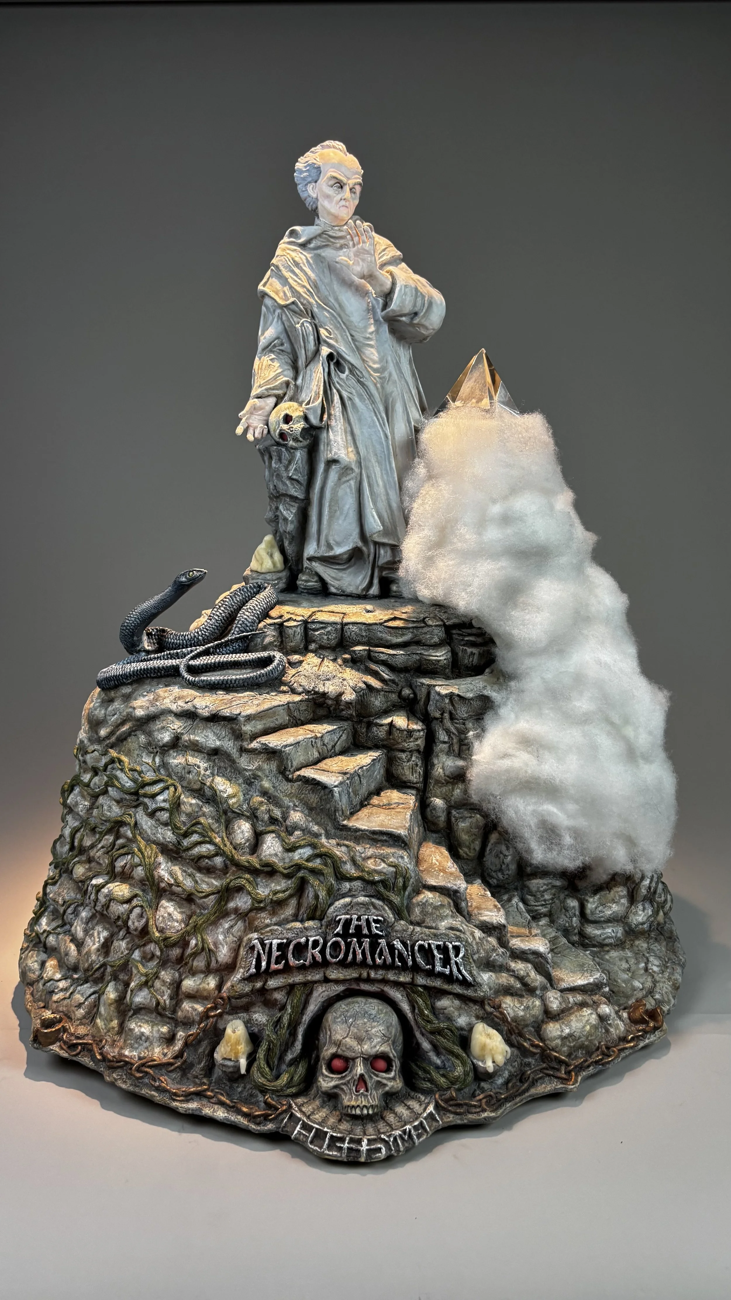 The Necromancer - Mixed Media Sculpture - ©2026 Arnold G. therushsculptor.com