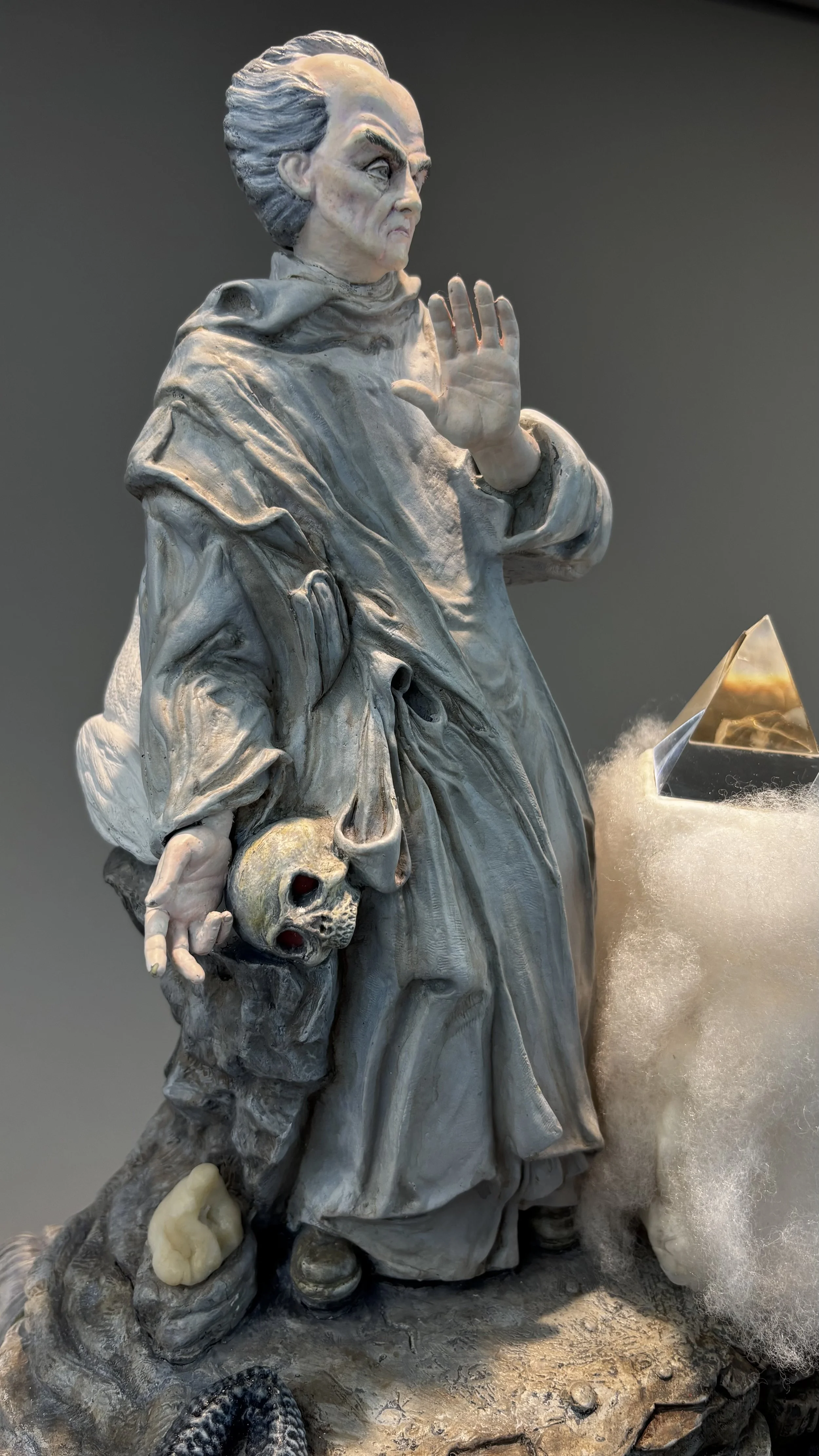 The Necromancer - Mixed Media Sculpture - ©2026 Arnold G. therushsculptor.com