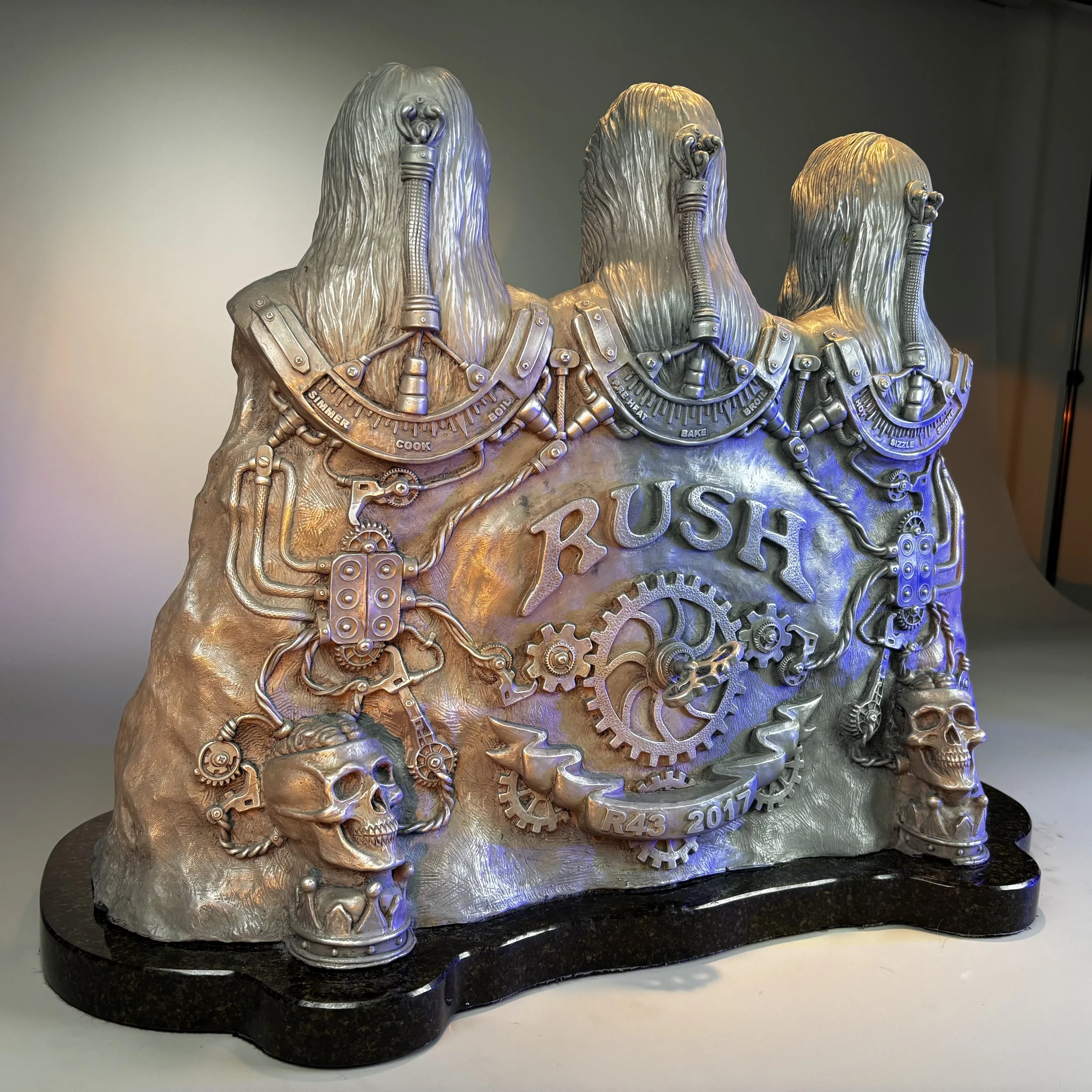 The Men Who Hold High Places - Full Scale - Bonded Aluminum - ©2026 Arnold G. therushsculptor.com