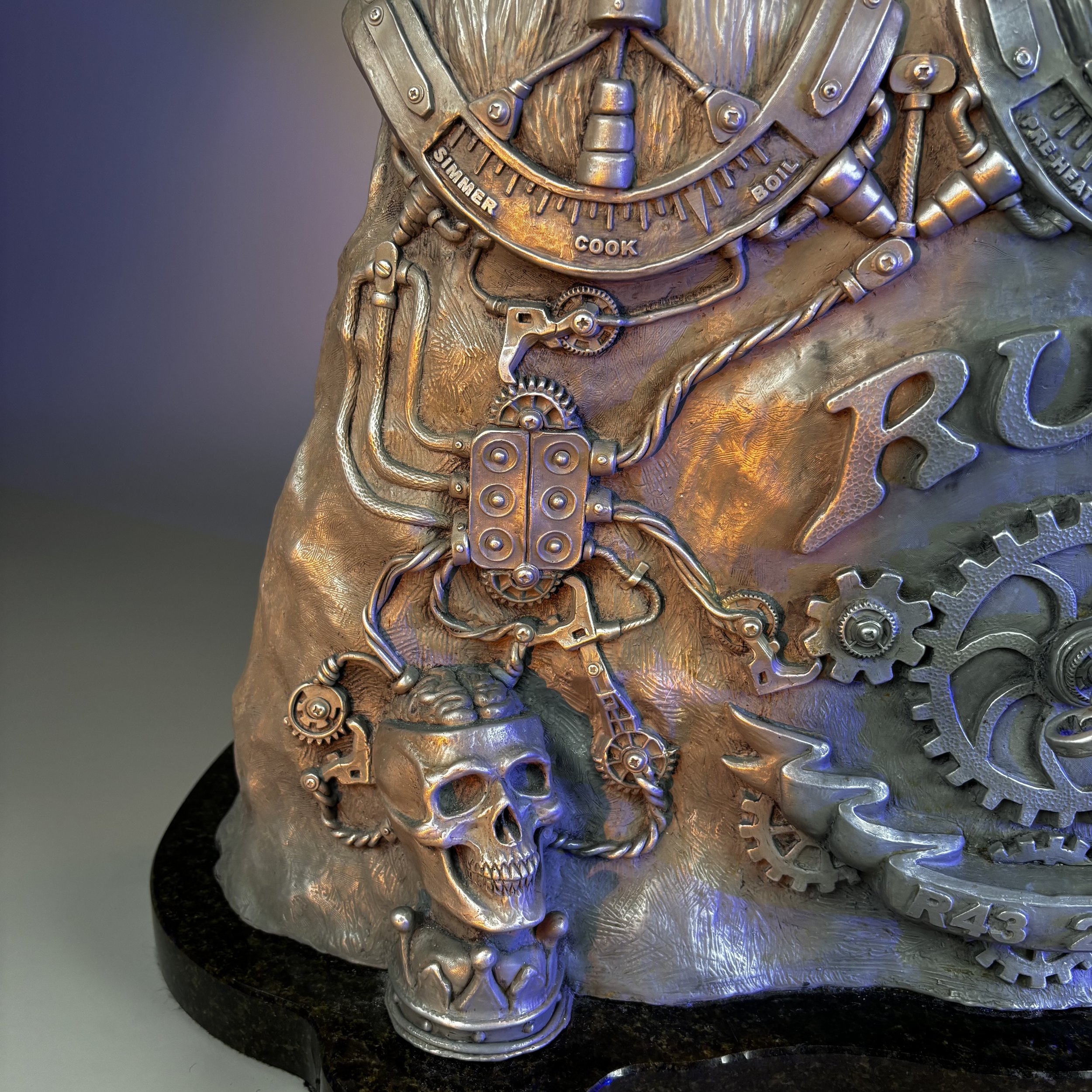 The Men Who Hold High Places - Full Scale - Bonded Aluminum - ©2026 Arnold G. therushsculptor.com