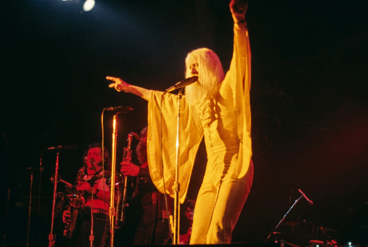 Great shot of Edgar Winter with his White Trash Band in support for Rush 12/17/77 ©2026 Arnold G. - therushsculptor.com