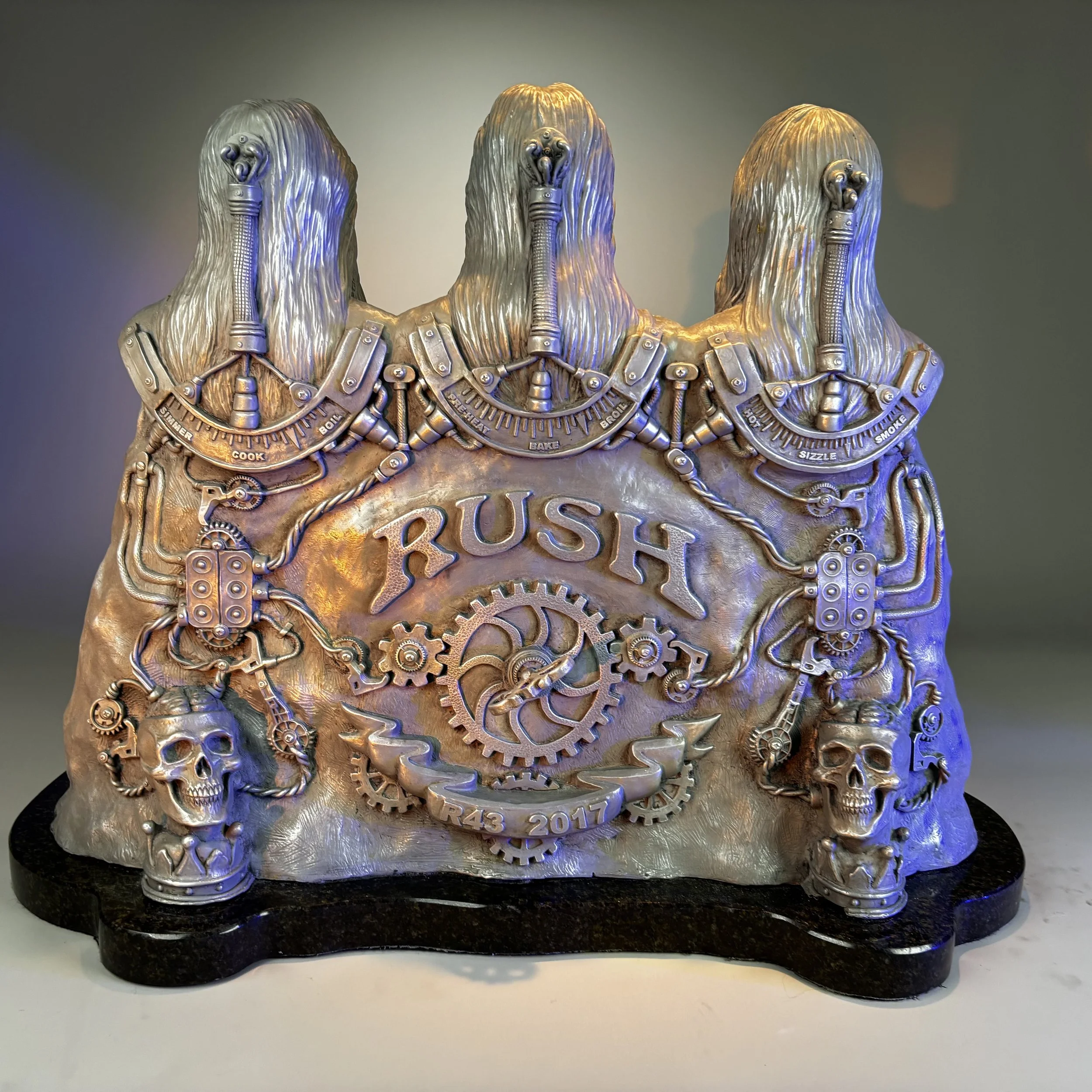 The Men Who Hold High Places - Full Scale - Bonded Aluminum - ©2026 Arnold G. therushsculptor.com