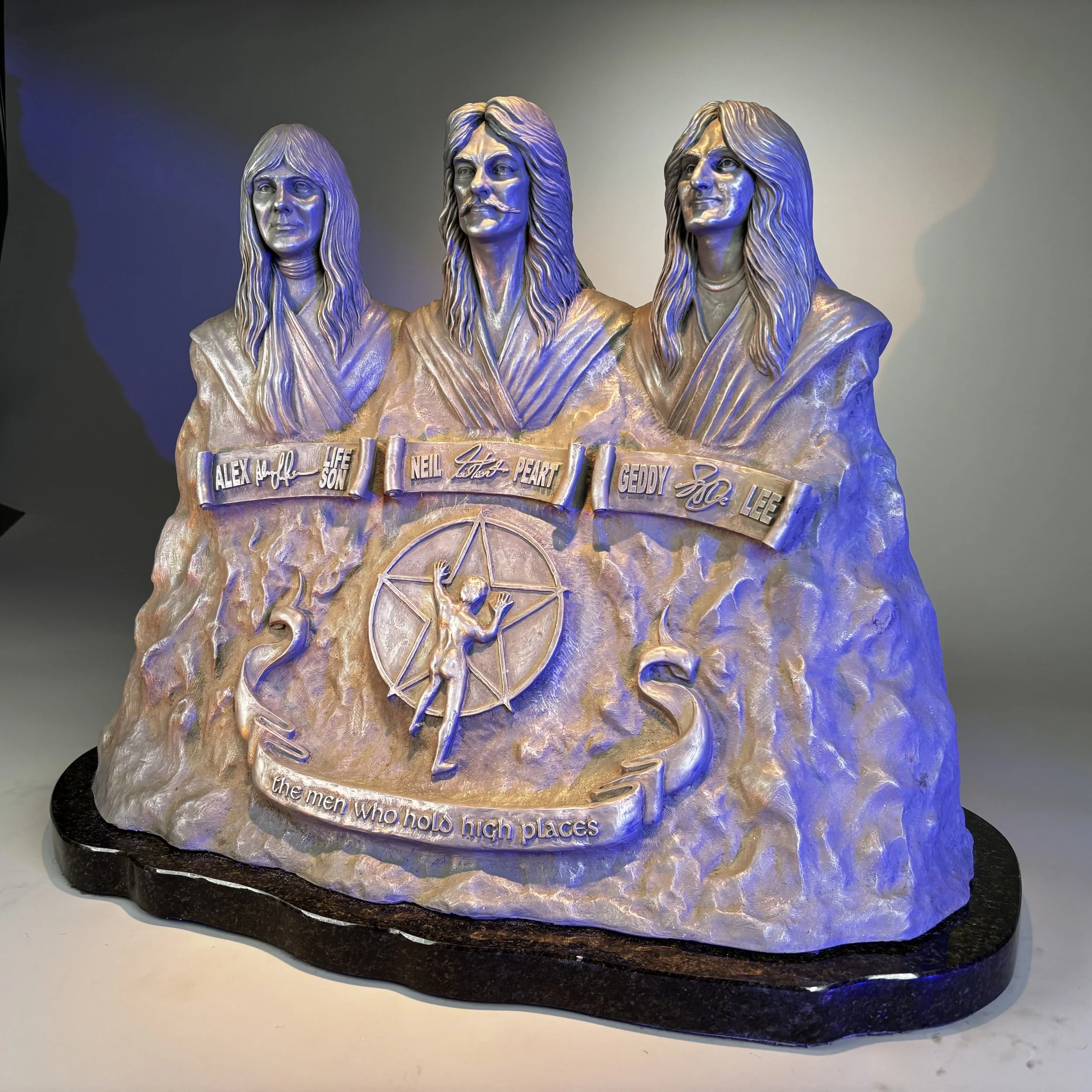 The Men Who Hold High Places - Full Scale - Bonded Aluminum - ©2026 Arnold G. therushsculptor.com